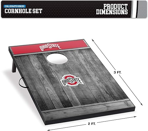 Vista 36 de Wild Sports Juego de Cornhole de madera MDF NCAA de 2'x3