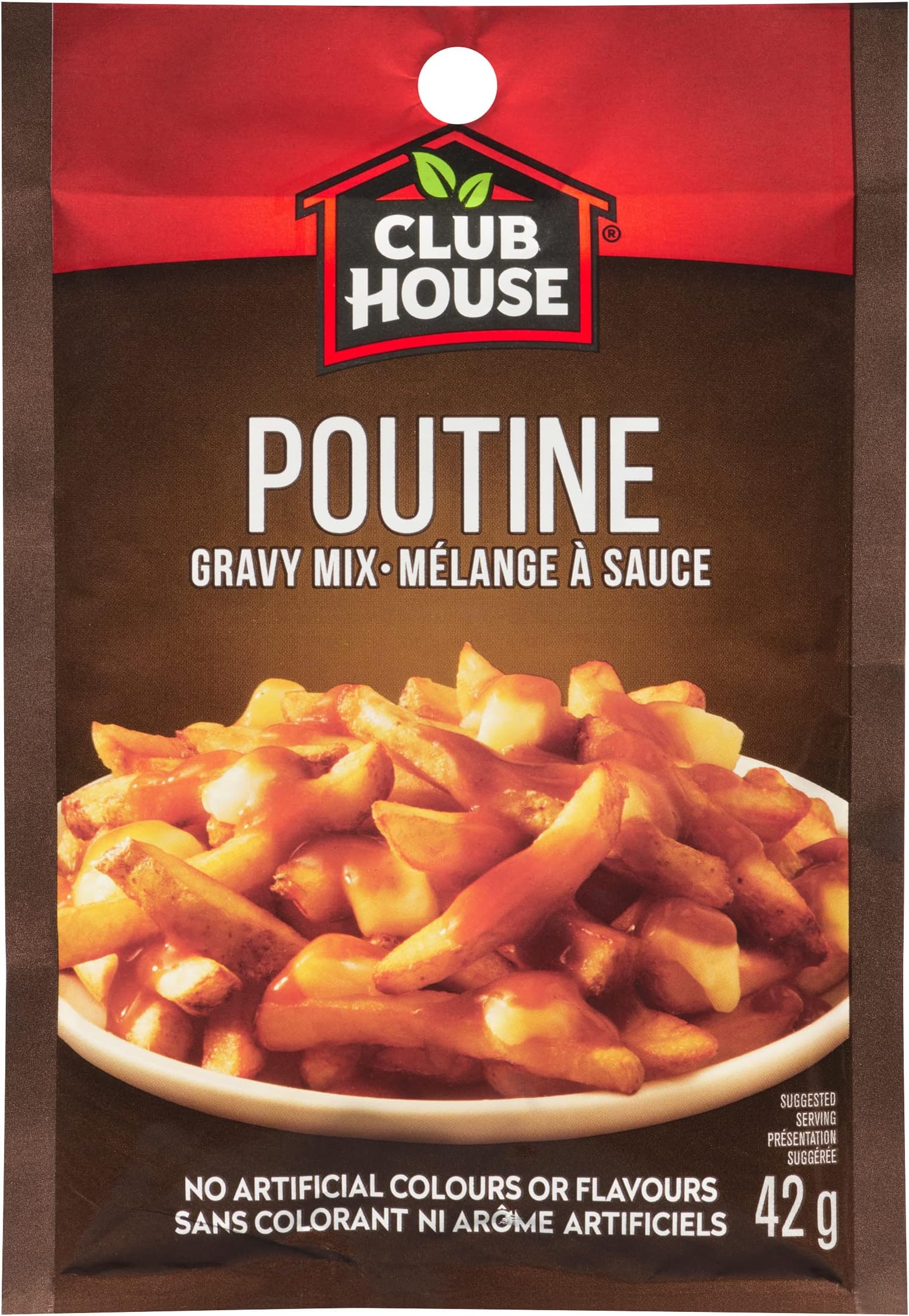 , Dry Sauce/Seasoning/Marinade Mix, Poutine Gravy, 42g - Packaging may vary