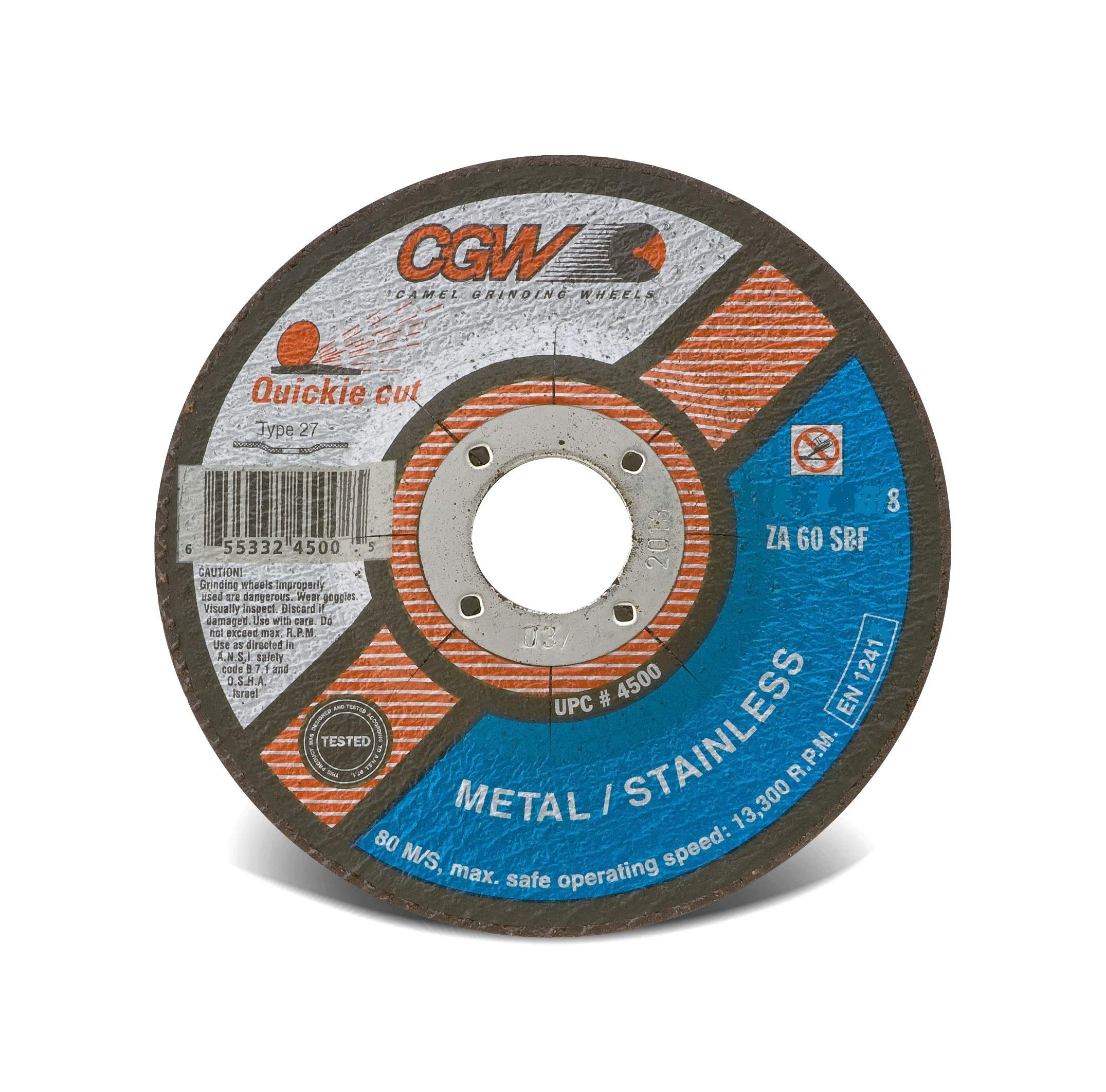 CGW Camel Grinding Wheels 4-1/2