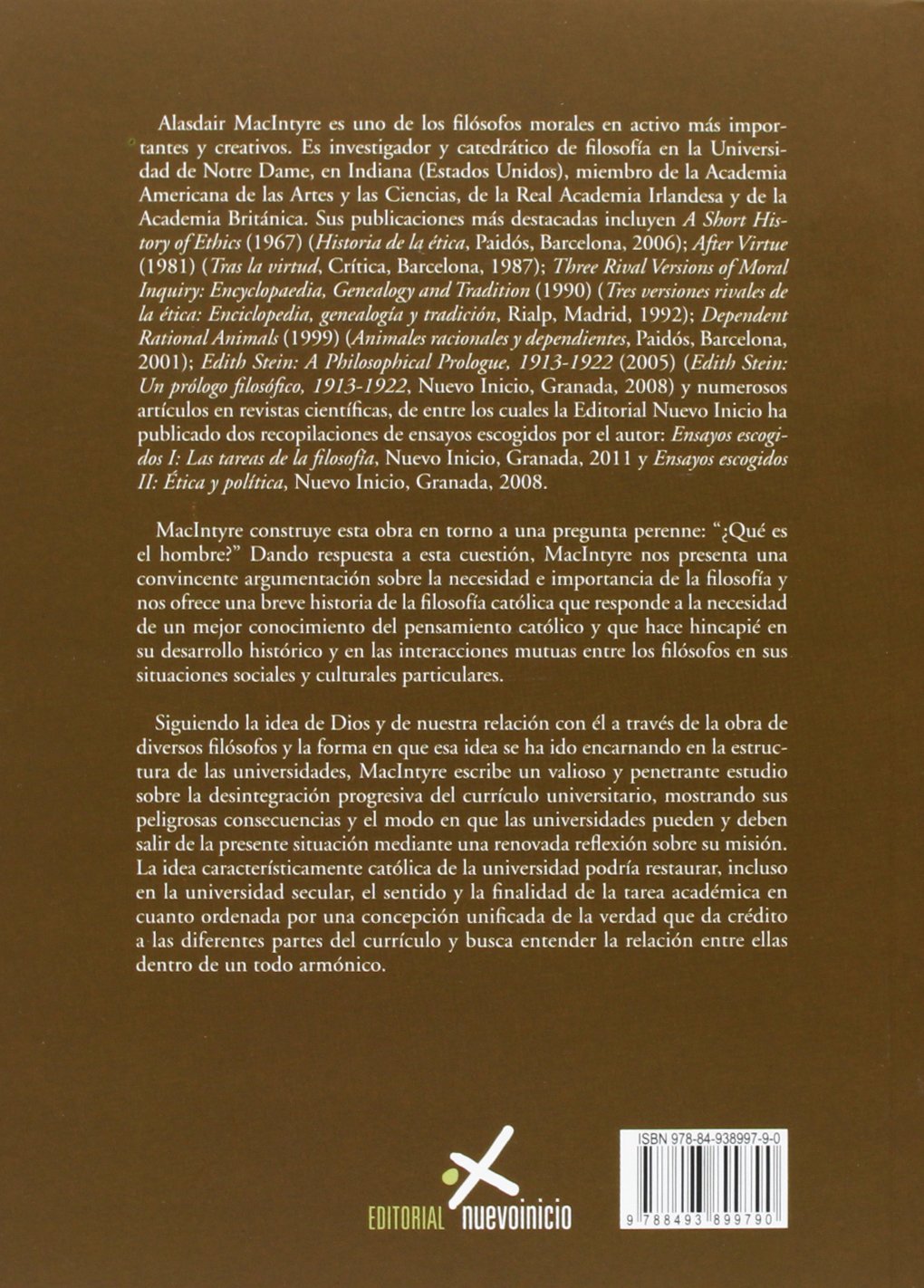 Dios, filosofía, universidades: Historia selectiva de la tradición filosófica católica (Areópagos)