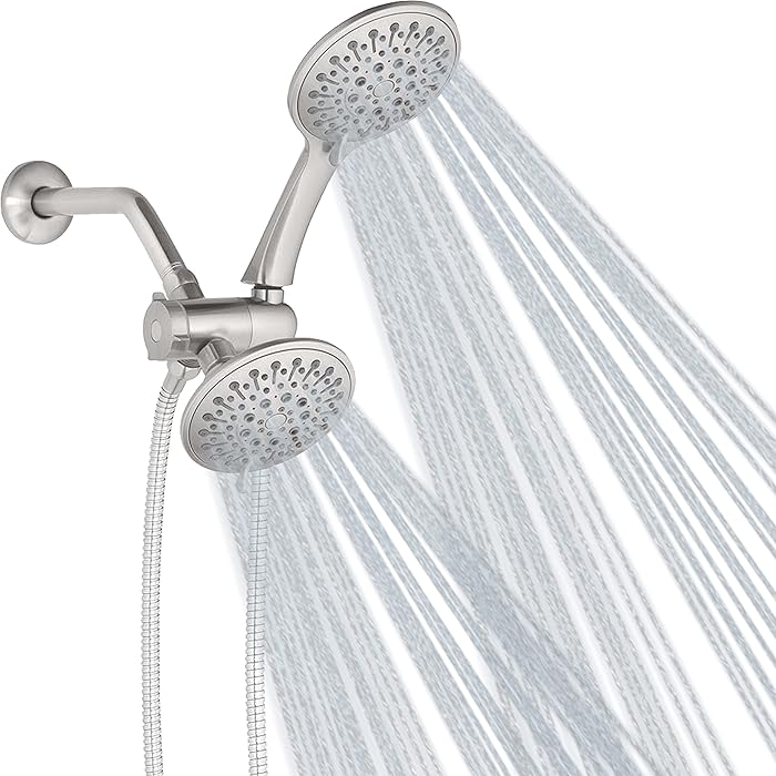 Buy Homewerks HS03C525BN 5Setting Dual Shower Head, Handheld and