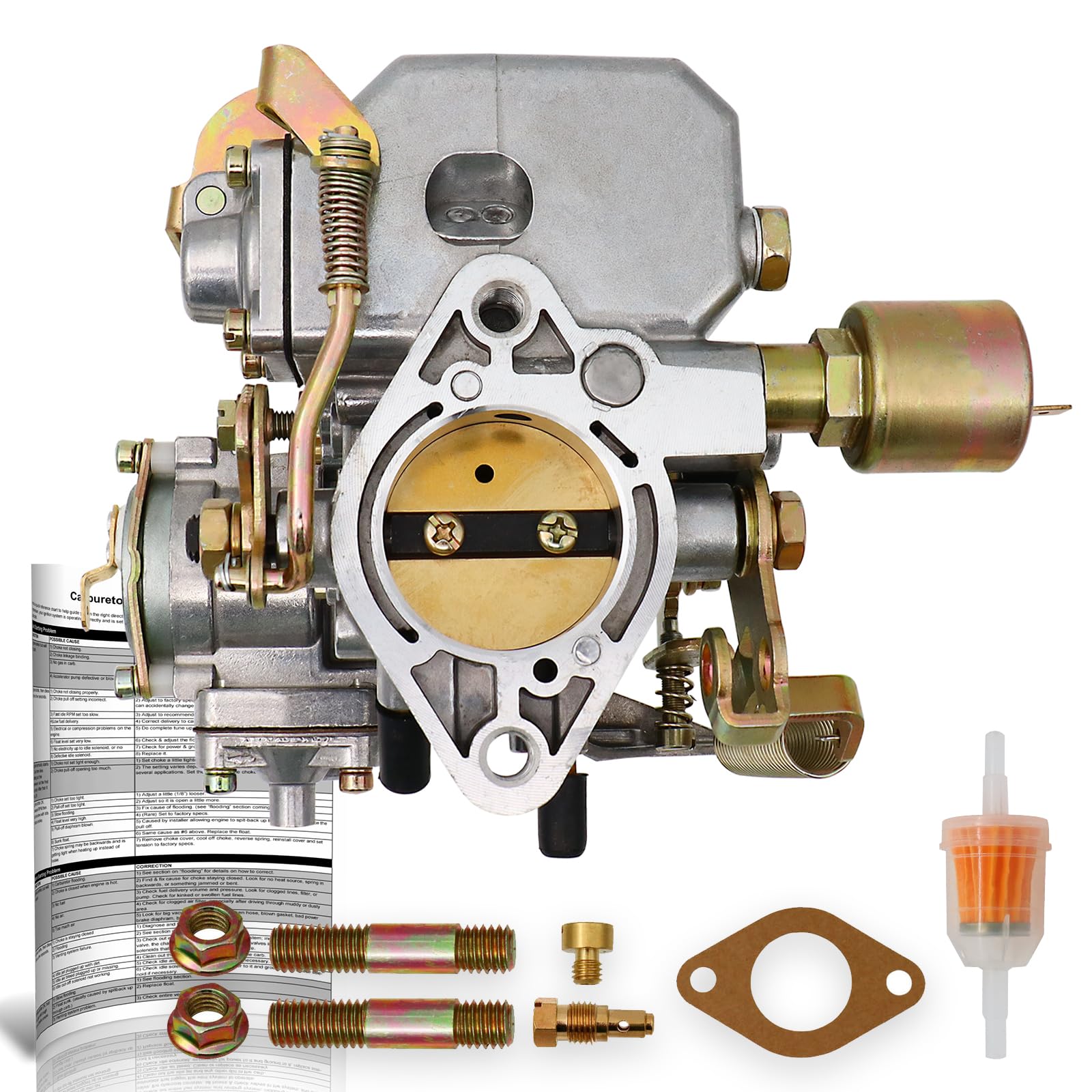 CROOJA BEETLE　154 Amazon.com: NACHUAN 34 Pict 3 Carburetor For VW Beetle 1600cc