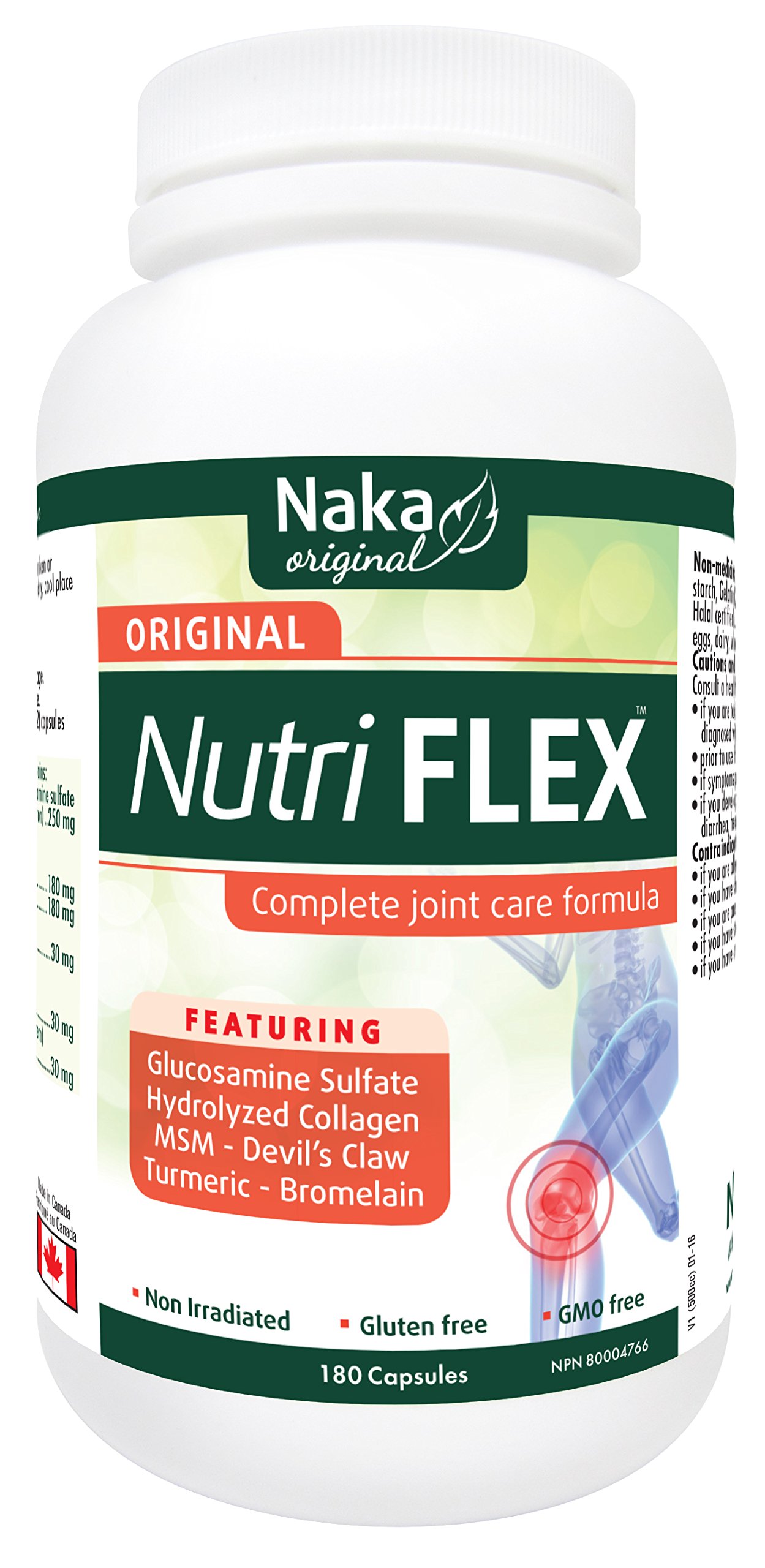 Nutri Flex Complete Joint Care Formula (180 Capsules) Nutri-Flex NutriFlex Brand: Naka