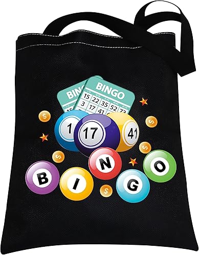Regalo para amantes del bingo, regalos divertidos de bingo, bolsa de maquillaje, bolsa de cosméticos, regalos para jugadores de bingo, regalos de