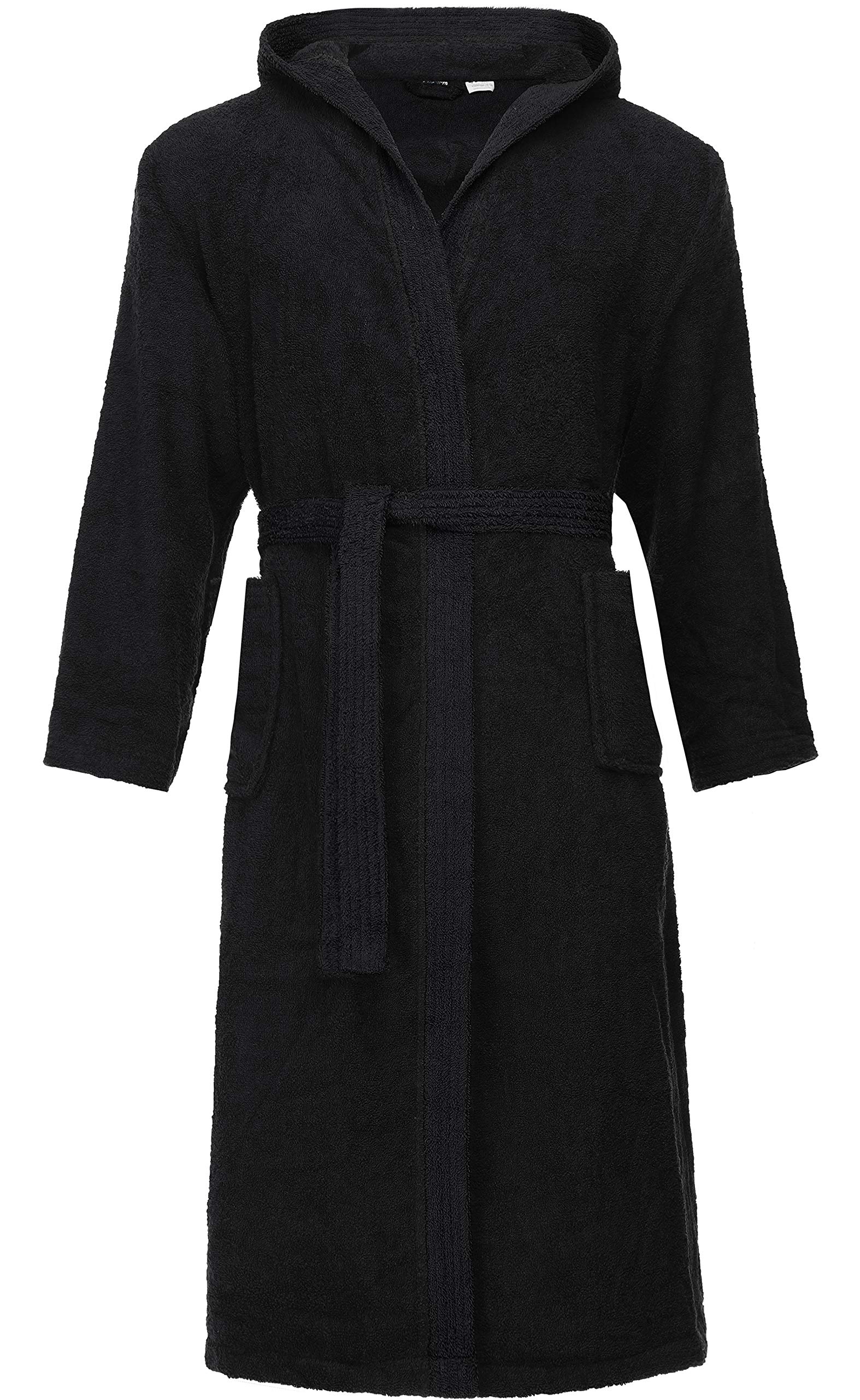 Ladeheid Herren Frottee Bademantel aus 100% Baumwolle LA40-101