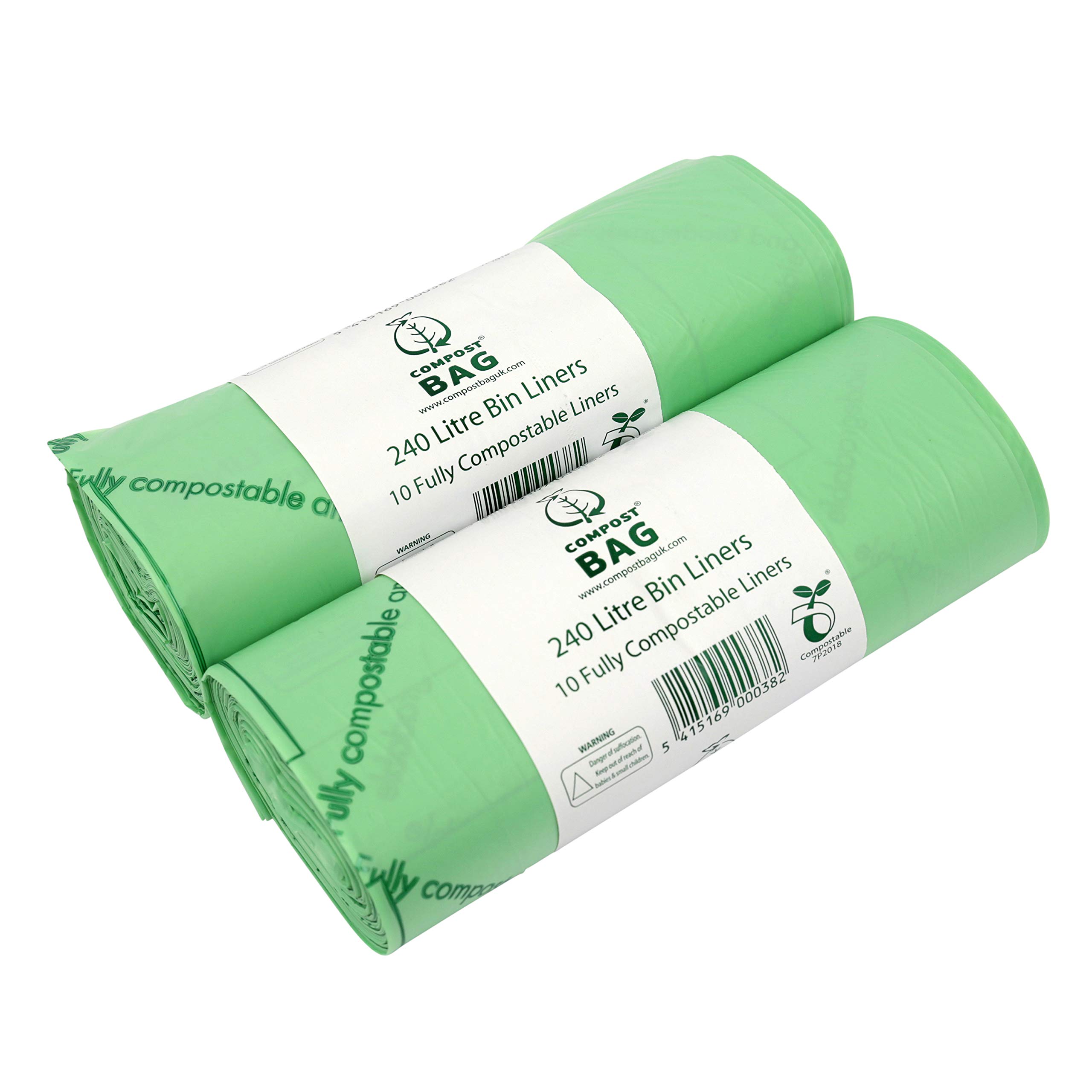 All-Green Compost Bag Compostable Bags - 240L X 2 Rolls (10 Per Roll)