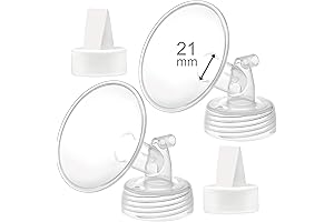 Maymom 21mm Breast Pump Flanges Compatible with Spectra