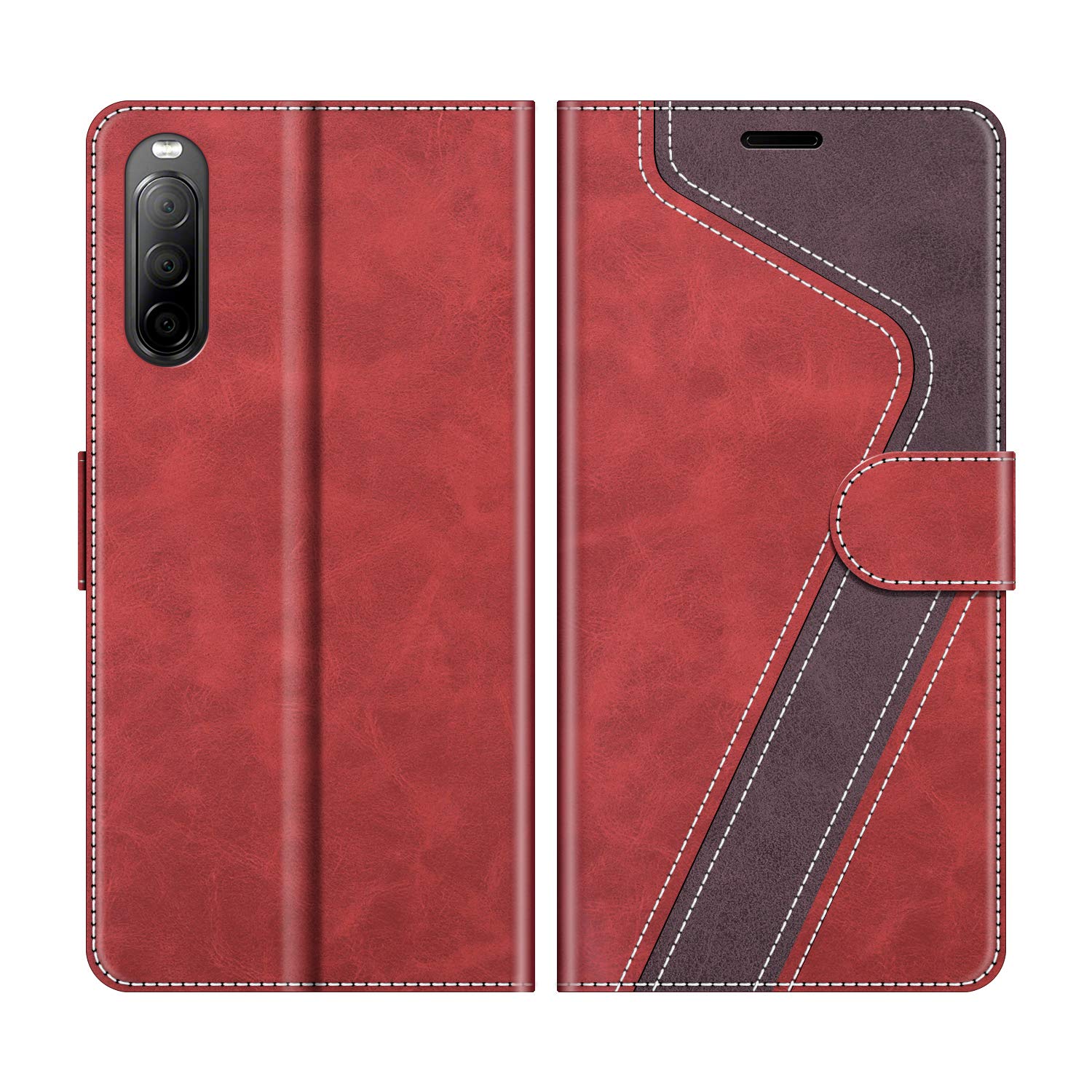 MOBESV Smiley Custodia in Pelle Sony Xperia Z3, Custodia Sony Xperia Z3