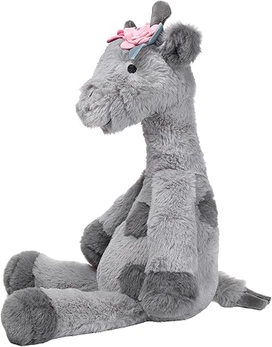 Miniatura 3 de Lambs & Ivy Juguete de peluche de jirafa y medio gris - Skylar