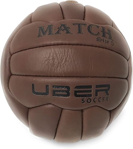 Balón de fútbol Vintage Match - Réplica de jugadores - Tamaño 5 (1, pelota vintage, tamaño 5)