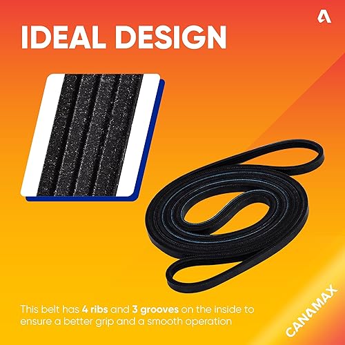 Miniatura 5 de Canamax Rodamiento trasero de secadora 5303281153 y 134503600 de alta calidad, ajuste exacto para secadoras Frigidaire y Kenmore, sustituye a