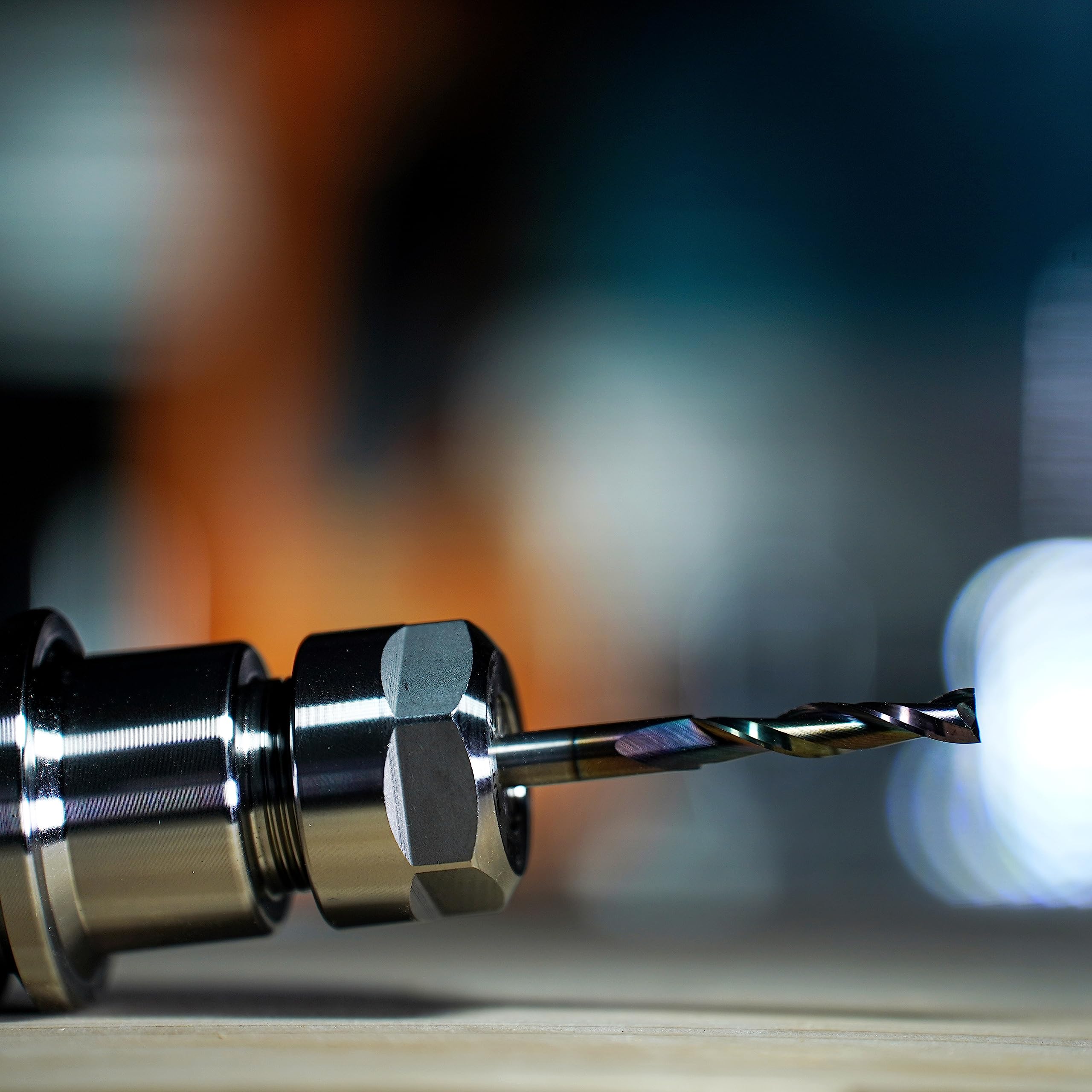 Fresa A Filo SpeTool - Codolo 6mm, Taglio 28mm, Per Legno E MDF, Rivestimento DLC, Doppio Cuscinetto - Foto 9