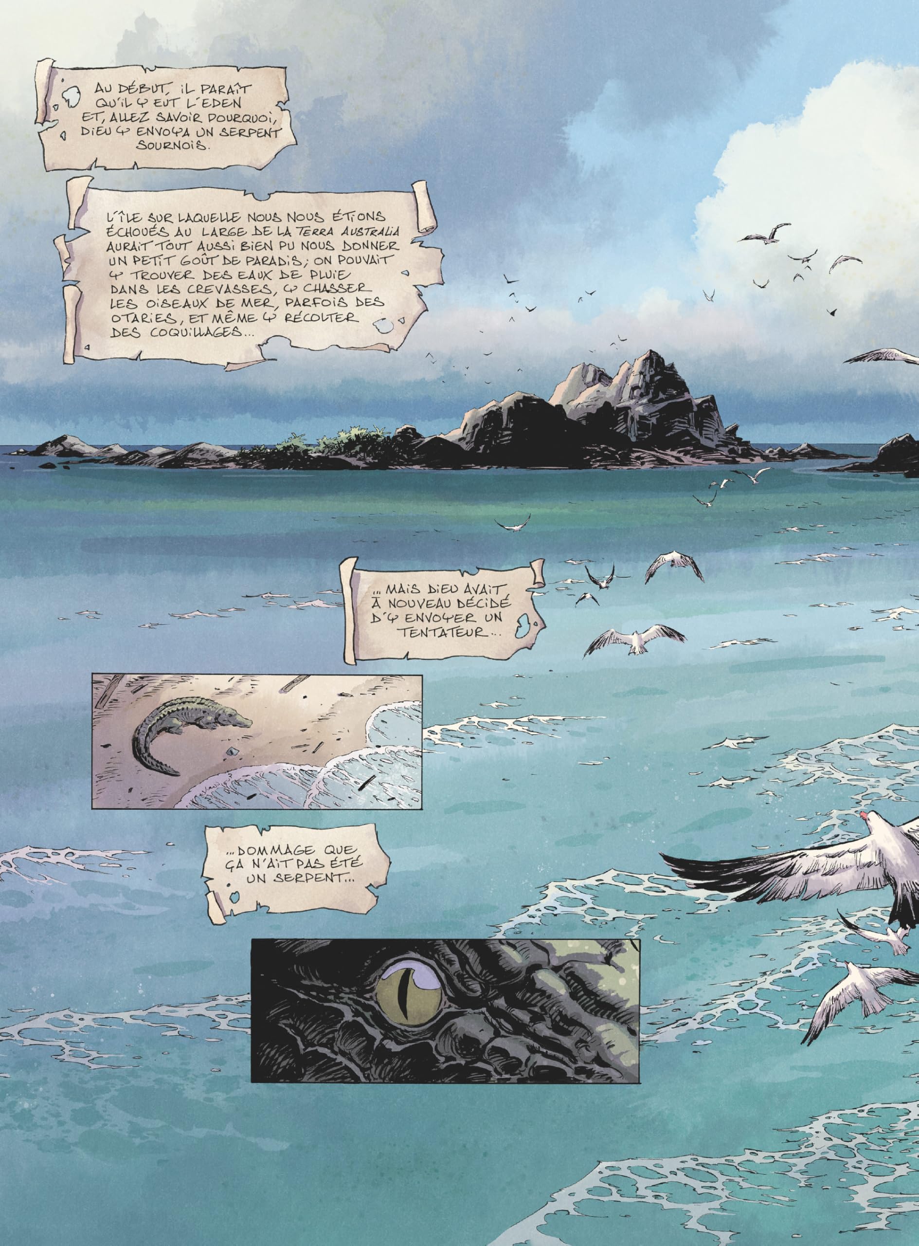 1629, ou l'effrayante histoire des naufragés du Jakarta - Tome 02: Chapitre 2 - L'Île rouge