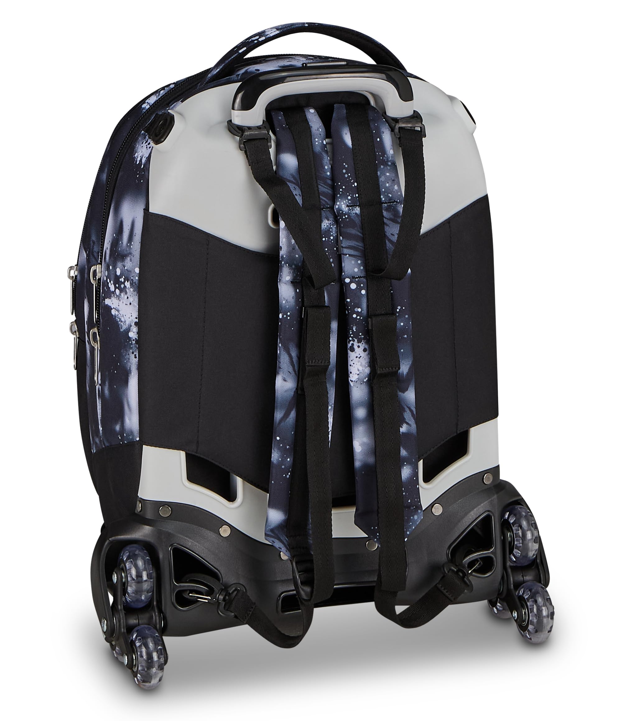 Seven Trolley Scuola Jack 8 Ruote Detach BUZZY NOTE BOY, Multicolor, 43 L, Scomponibile, Zainetto staccabile, 4 in 1, Cross-over System, Multifunzione, Scuola elementare e media, Bambini, Ragazzi