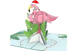 Flamingo Christmas Magic: Experience Joyful Greetings with Festive Flamingo Pop-Ups