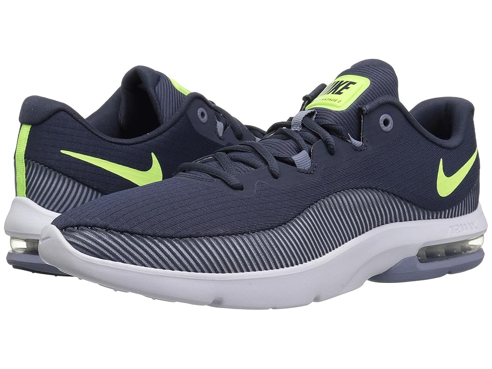 

Nike Air Max Advantage 2 (Thunder Blue/Volt Glow/Ashen Slate) Men's Running Shoes