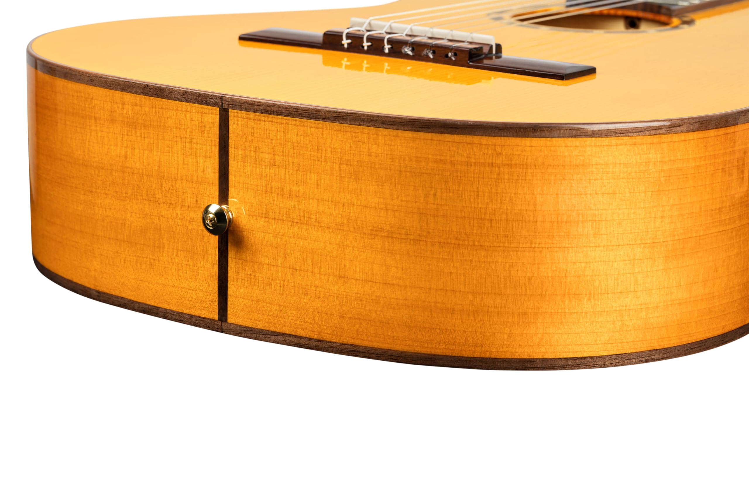 Ortega Guitars Family Series Pro - Guitarra de concierto flamenco 4/4 (pícea y ciprés, acabado brillante, incluye funda R170F)
