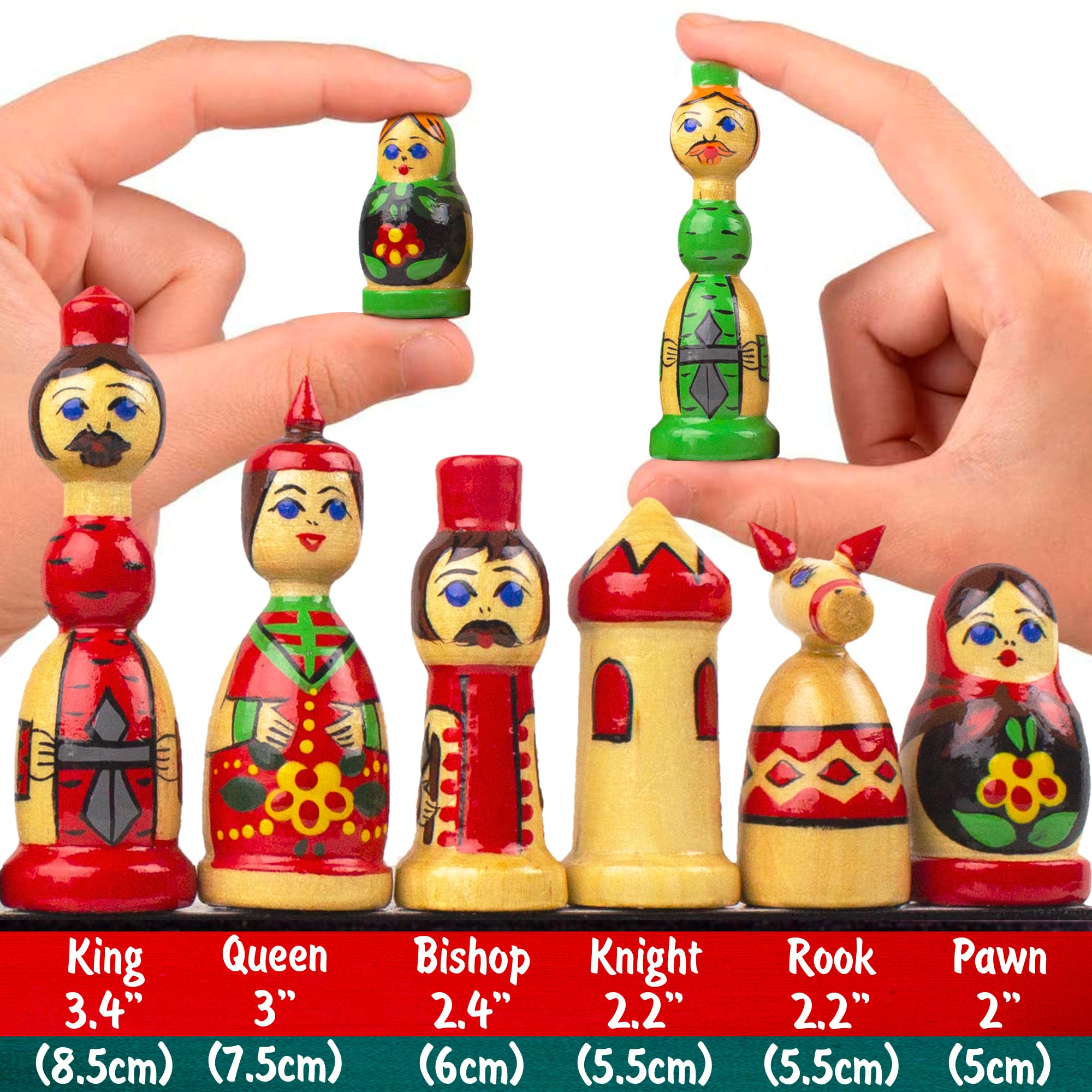 beamsのマトリョーシカ・クラゲ・木製彫刻のセット Amazon | Brest souvenir Factory コレクターズチェスセット