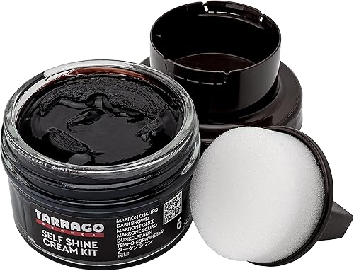 Tarrago Self Shine - Kit de crema para zapatos y botas de cuero