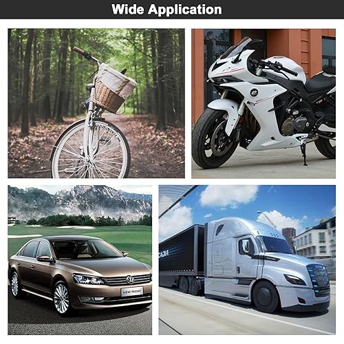 Miniatura 5 de GODESON Medidor de profundidad de banda de rodadura de neumáticos, calibre de profundidad de neumáticos tipo esfera en 32 grados, codificado por