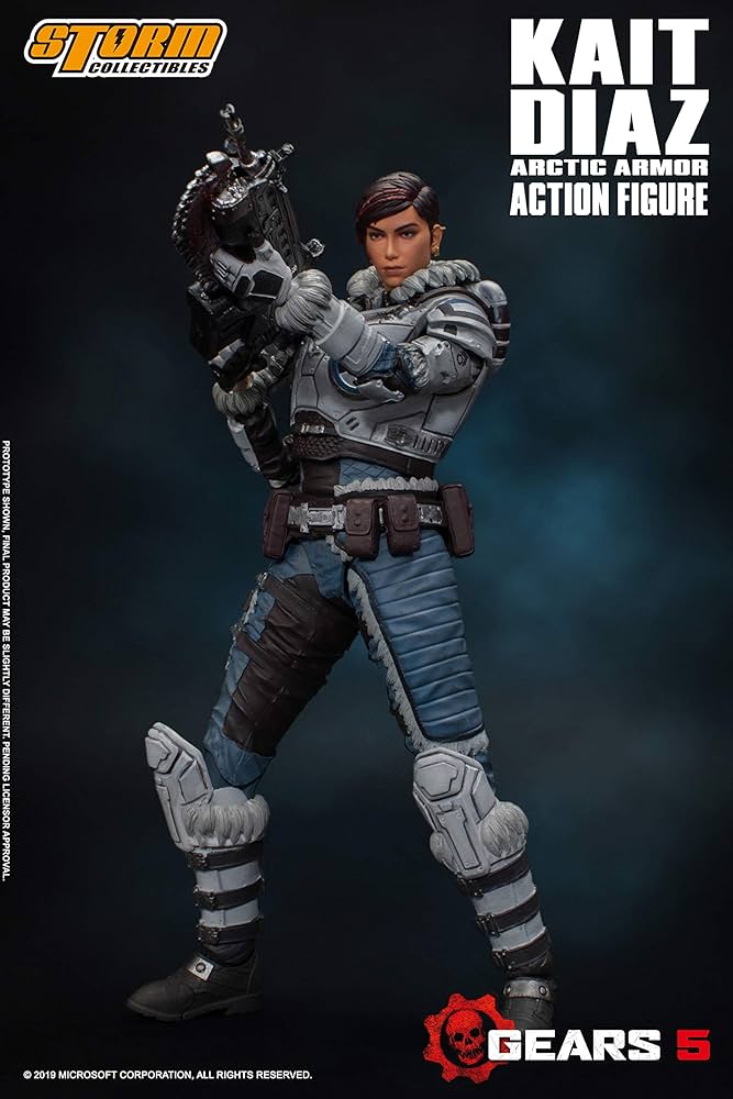 GEARS OF WAR アクションフィギュア Amazon.com: Storm Collectibles 1/12 Kait Diaz Gears of War