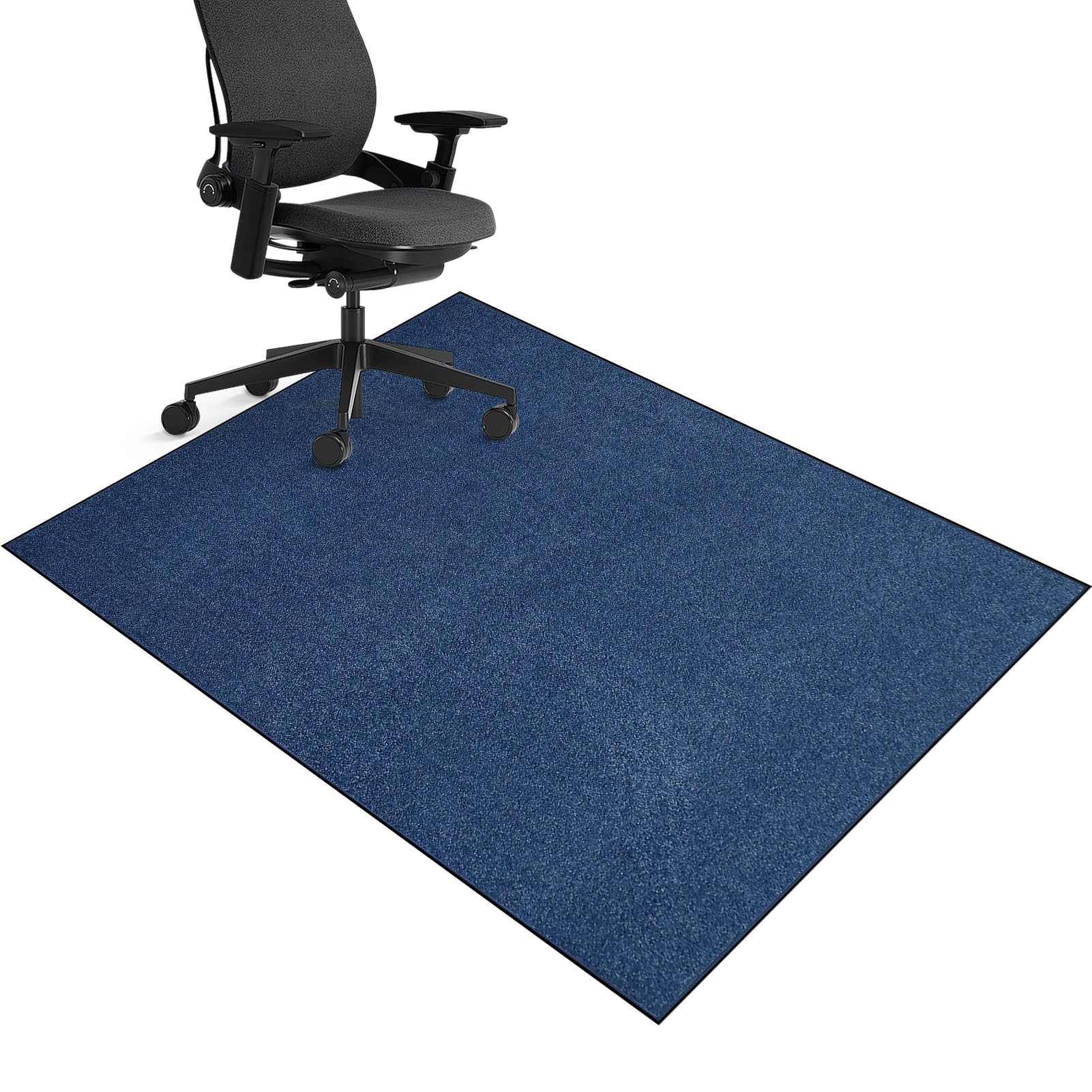 Computer Chair Mat for Carpet, 100 x 140 cm Floor Protection Chair Mat for Hard Floors, Gaming Chair Mat for Carpeted Floor, Desk Chairmats Protector Rug, Floor Protection Mat for Work, Home, Gaming