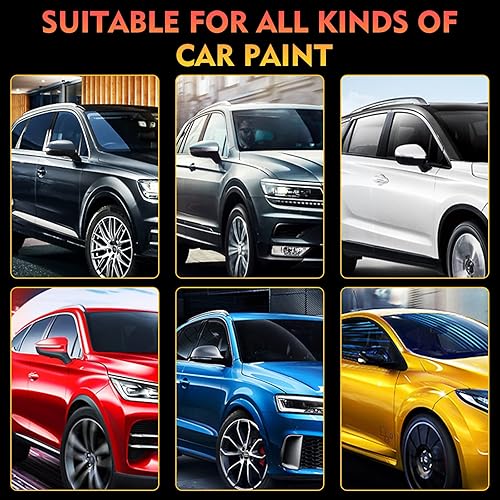 Miniatura 4 de Spray de revestimiento de cerámica para automóvil paquete de 2 esmaltes de cera para automóvil esmalte profesional de nanorreparación de arañazos y