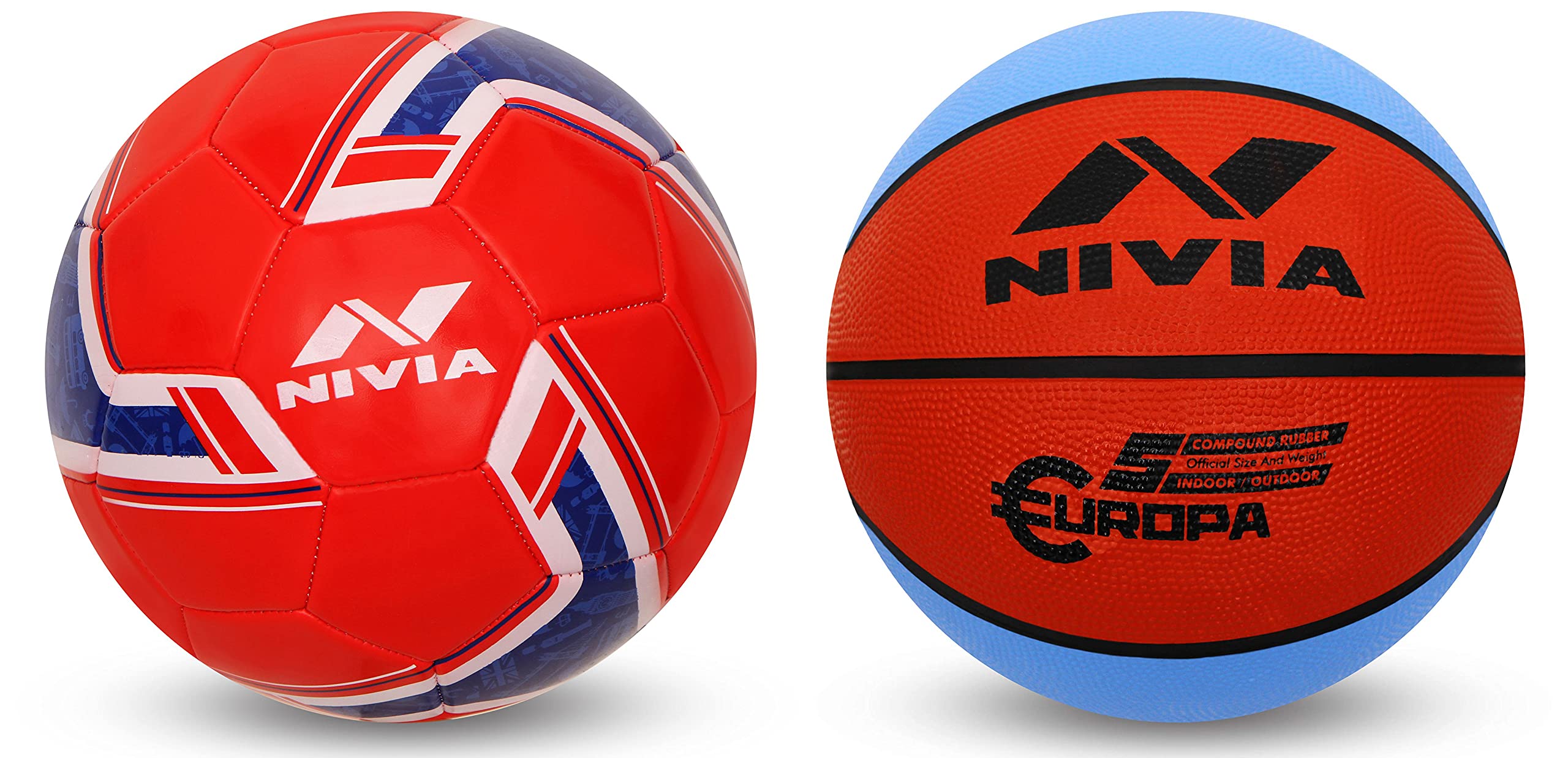 See full amazon price history chart for Nivia Spinner Machine Stitched Football (England), Rubber Multicolor Size: 5 & 633 Rubber Europa Basketball, Size 5 (Multicolour) Nivia Spinner Machine Stitched Football (England), Rubber Multicolor Size: 5 & 633 Rubber Europa Basketball, Size 5 (Multicolour) (B09SG721QZ) Amazon Price History, Amazon Price Tracker