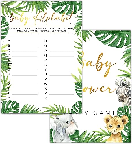 ISOVF 30 juegos de baby shower florales bohemios con 1 tarjeta de respuesta (5 x 7 pulgadas), 2 juegos de doble cara - Oh Baby True o False & Baby