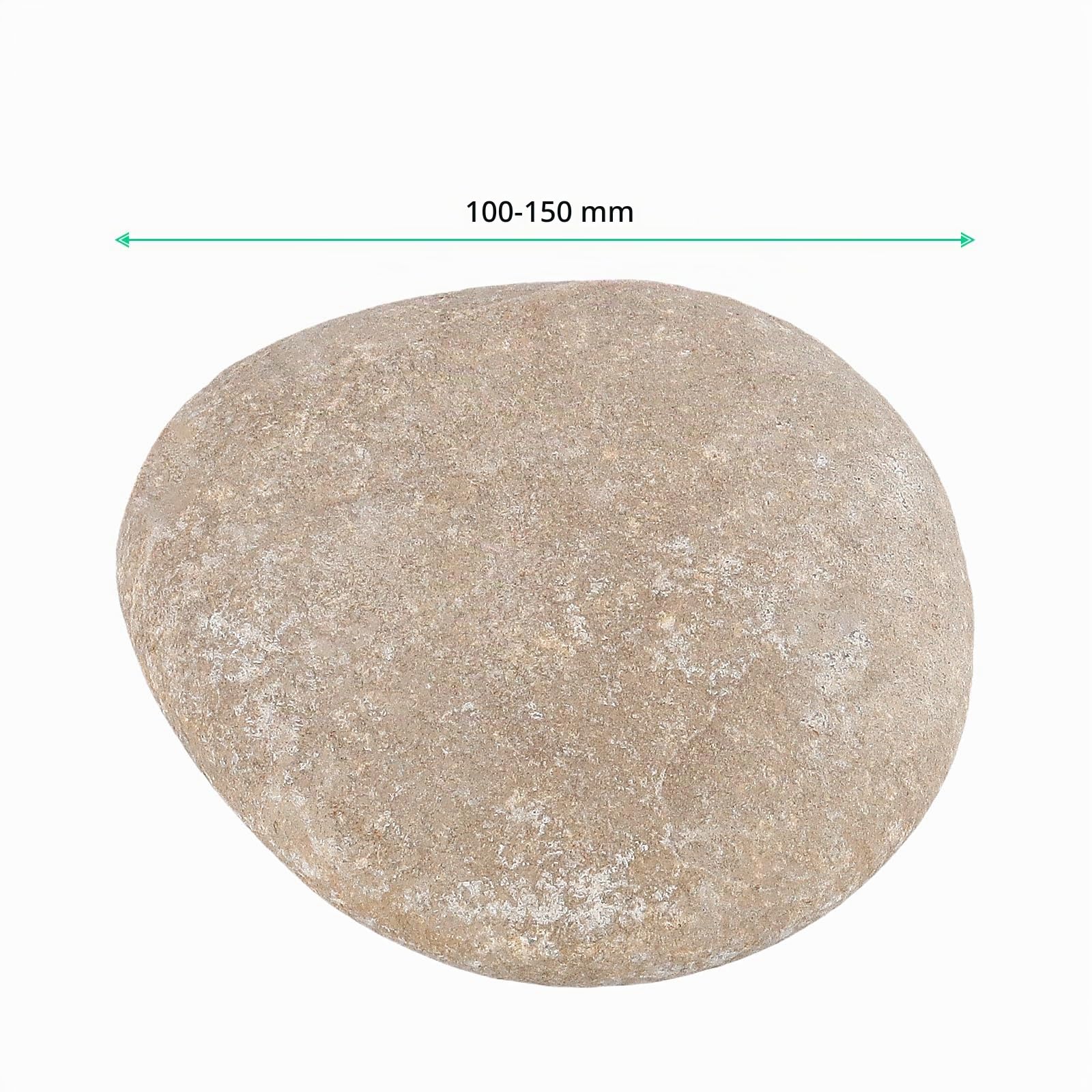 FUNSUEI Lot de 16 Galets a Peindre de 10 à 15 cm, Pierres Plates à Peindre, Grands Cailloux Plats, Pierres Naturelles décoratives pour Bricolage, Artisanat