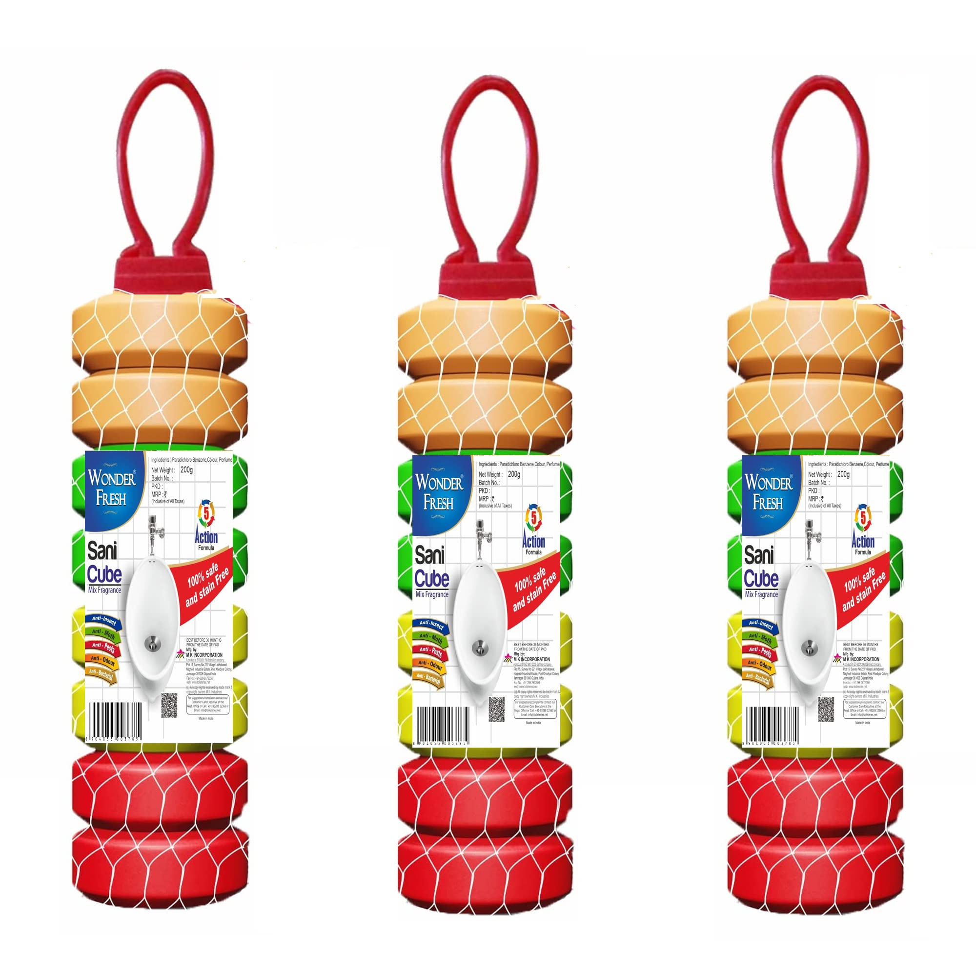 WONDER FRESH Bathroom Freshener Fragrance Blocks,Pack Of 3(100 gmeach) Air Freshener For Toilet,Bathroom,Shoe Rack Urinal Balls|Cubes|Sani Cube Napthalene Balls Anti Bacterial With Long Lasting Aroma (B09TTGGS9Z) Amazon Price History, Amazon Price Tracker