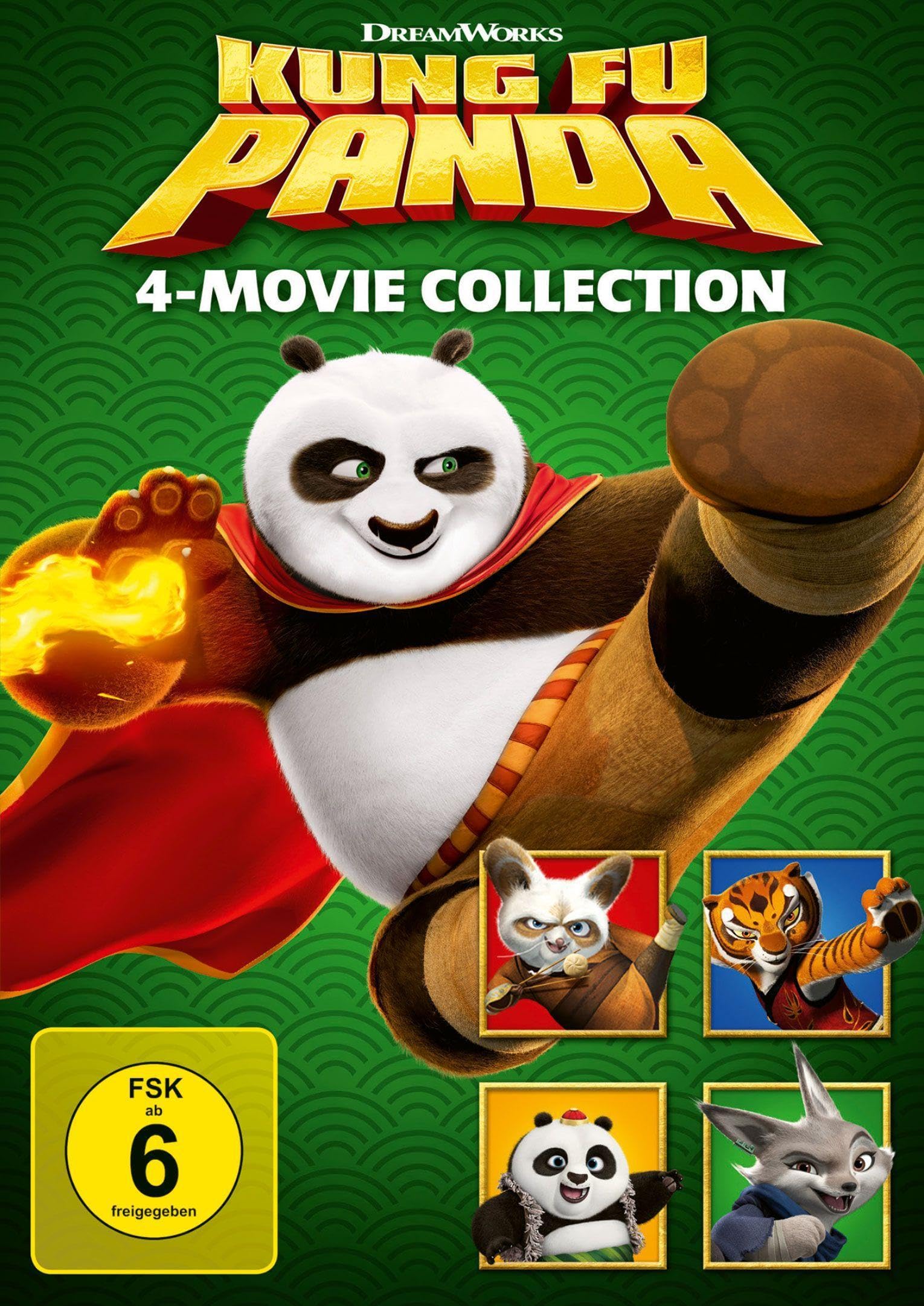 Kung Fu Panda - 1-4 Collection [DVD] [2024]