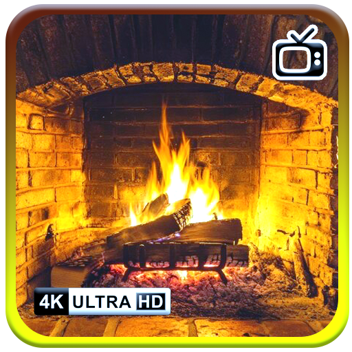 Gemütliches Kaminfeuer