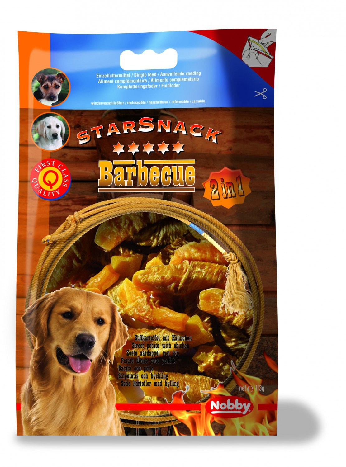 Nobby Starsnack Smaczki dla Psa, Kurczak, 140 g