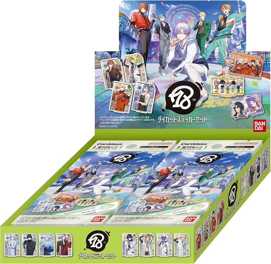 Amazon | バンダイ (BANDAI) 18TRIP ダイカットステッカー(パック)(BOX