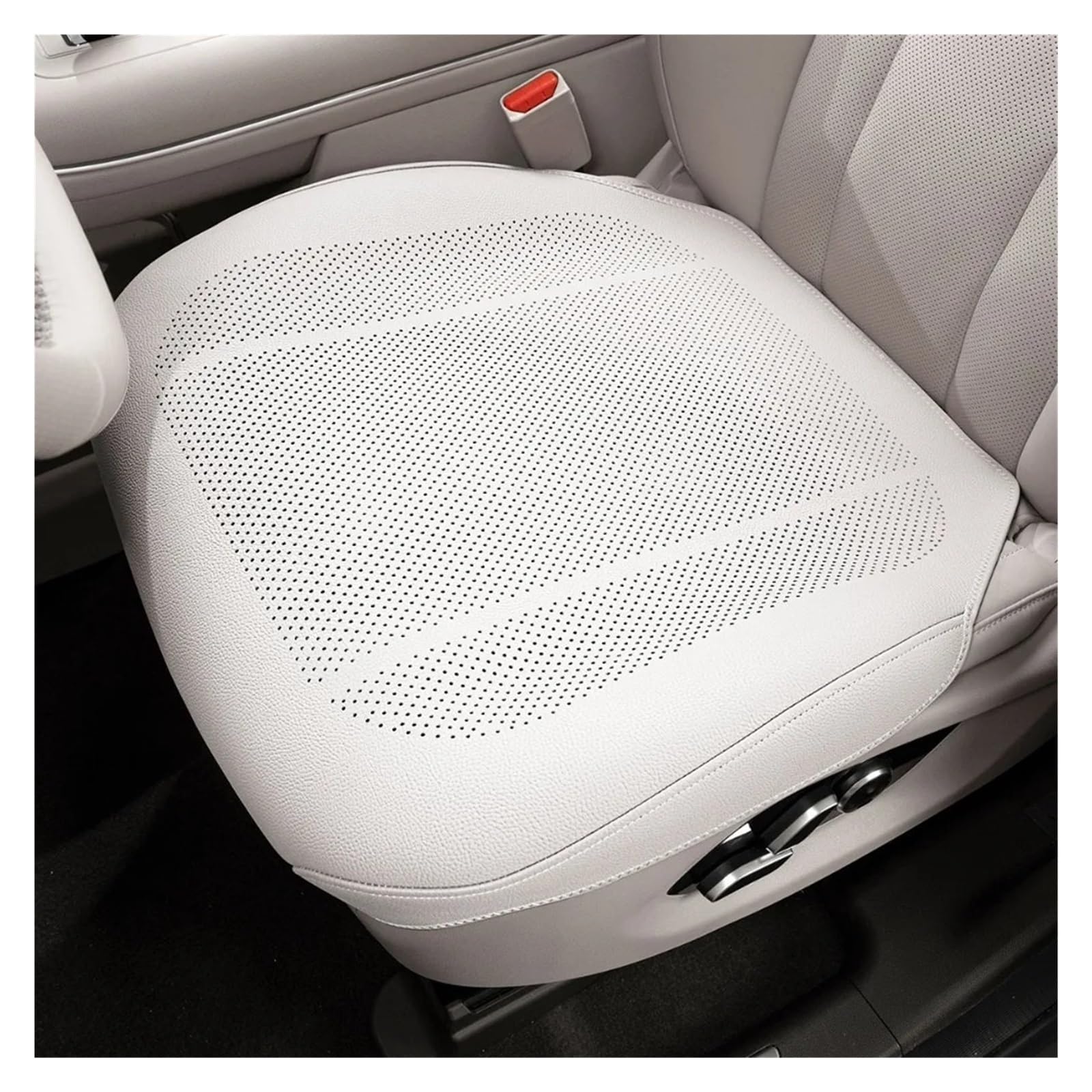 EDXNCVVM Ventilation Car Chair Cushion Full-inclusive Breathable Summer Cool Cushion Comfort Ventilation Cushion Vehicle Chairs(White)