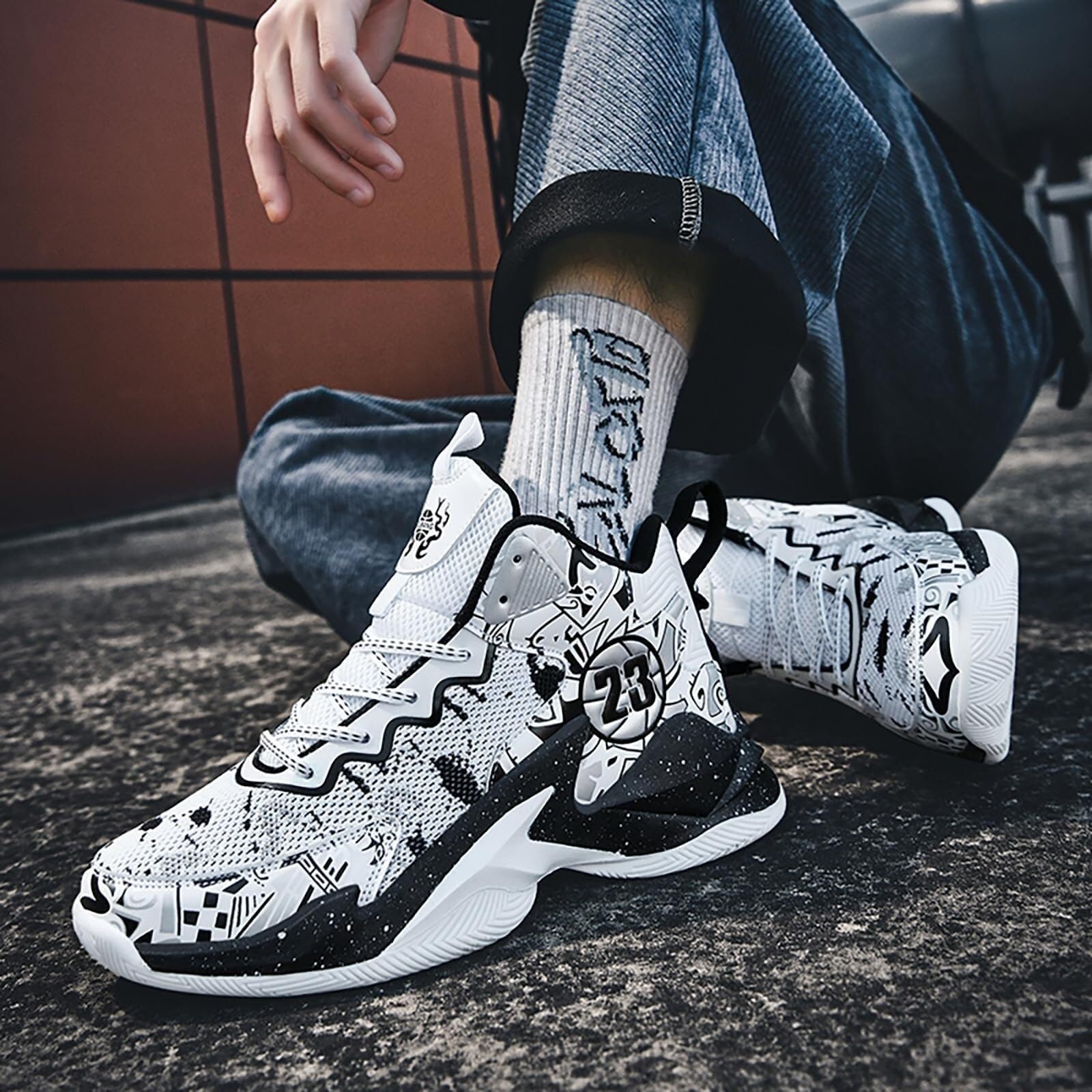 Zapatillas Baloncesto Unisex Altas, Transpirables. Soporte para Entrenar