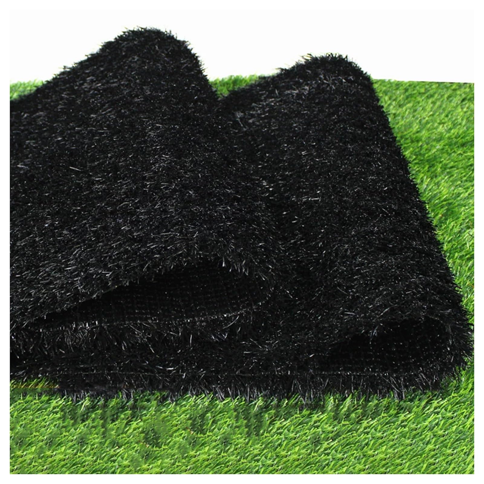 Tapis en gazon synthétique avec trous de drainage pour décoration de jardin - Tapis de gazon synthétique durable pour terrasse, pelouse et espaces extérieurs