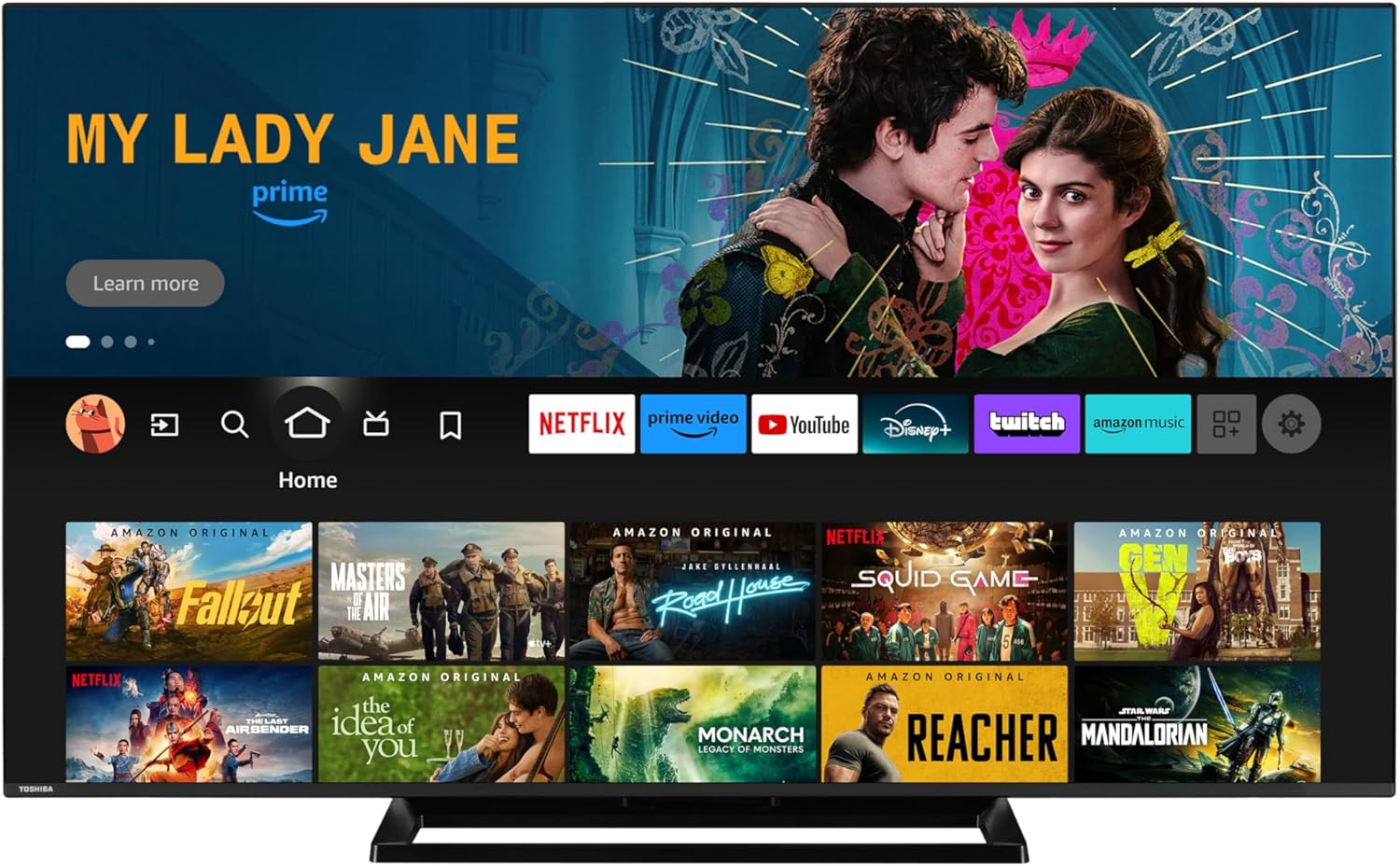 Televisor Toshiba 4K UHD Smart Fire TV de 65″ por 439,99€ ¡¡21% de descuento!!