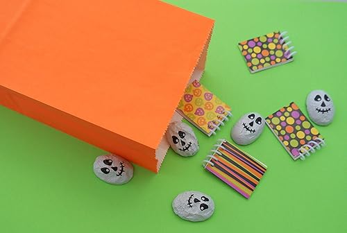 Miniatura 8 de Bolsa de regalo para fiestas, 50 bolsas de papel Kraft para el almuerzo o dulces