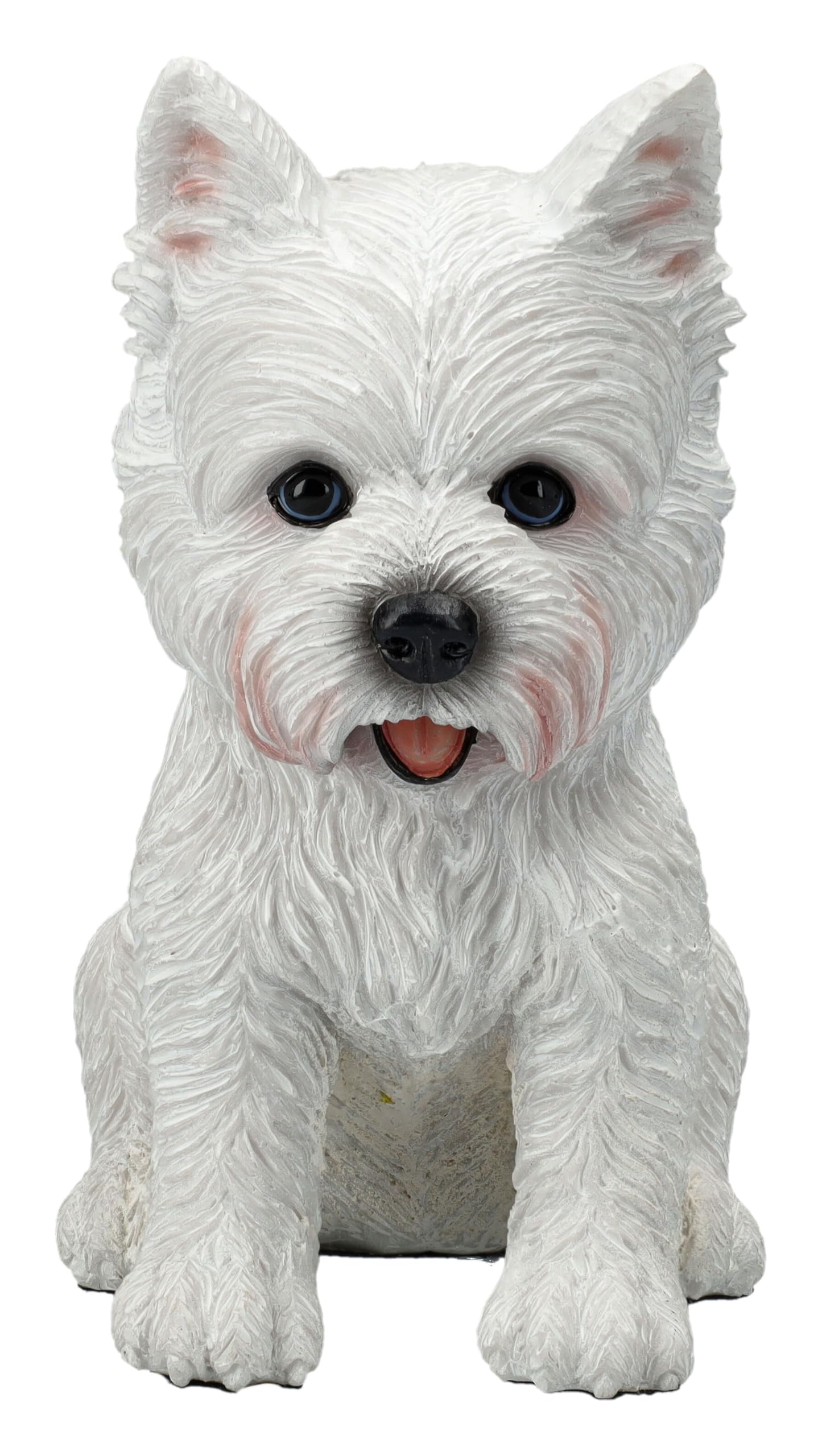 Westie - Statuetta decorativa "West Highland White Terrier Statua del Cane, figura di animale, altezza 15 cm