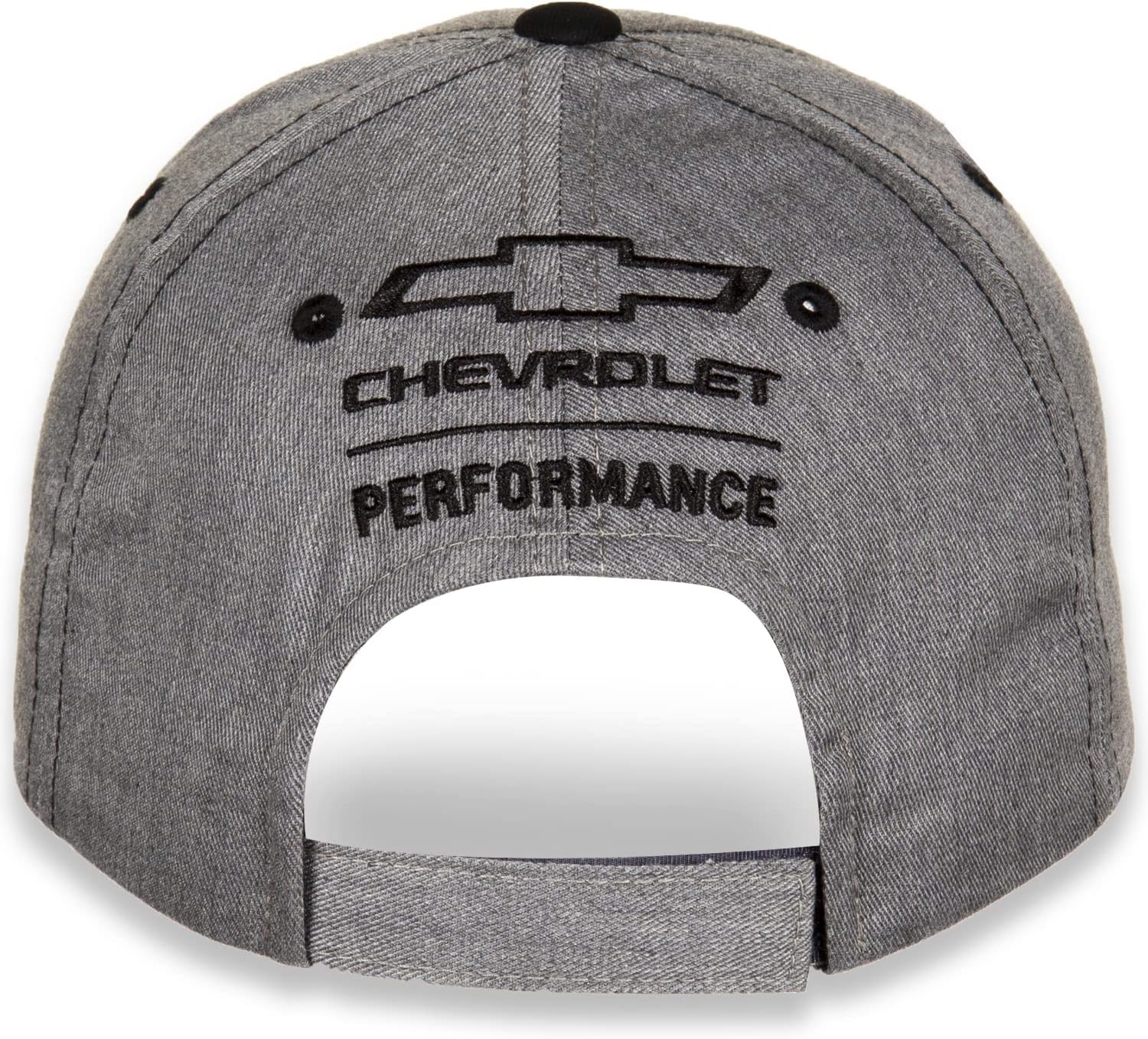 Heather Grey Chevrolet Bowtie Twill Hat with Adjustable Closure - Image 5