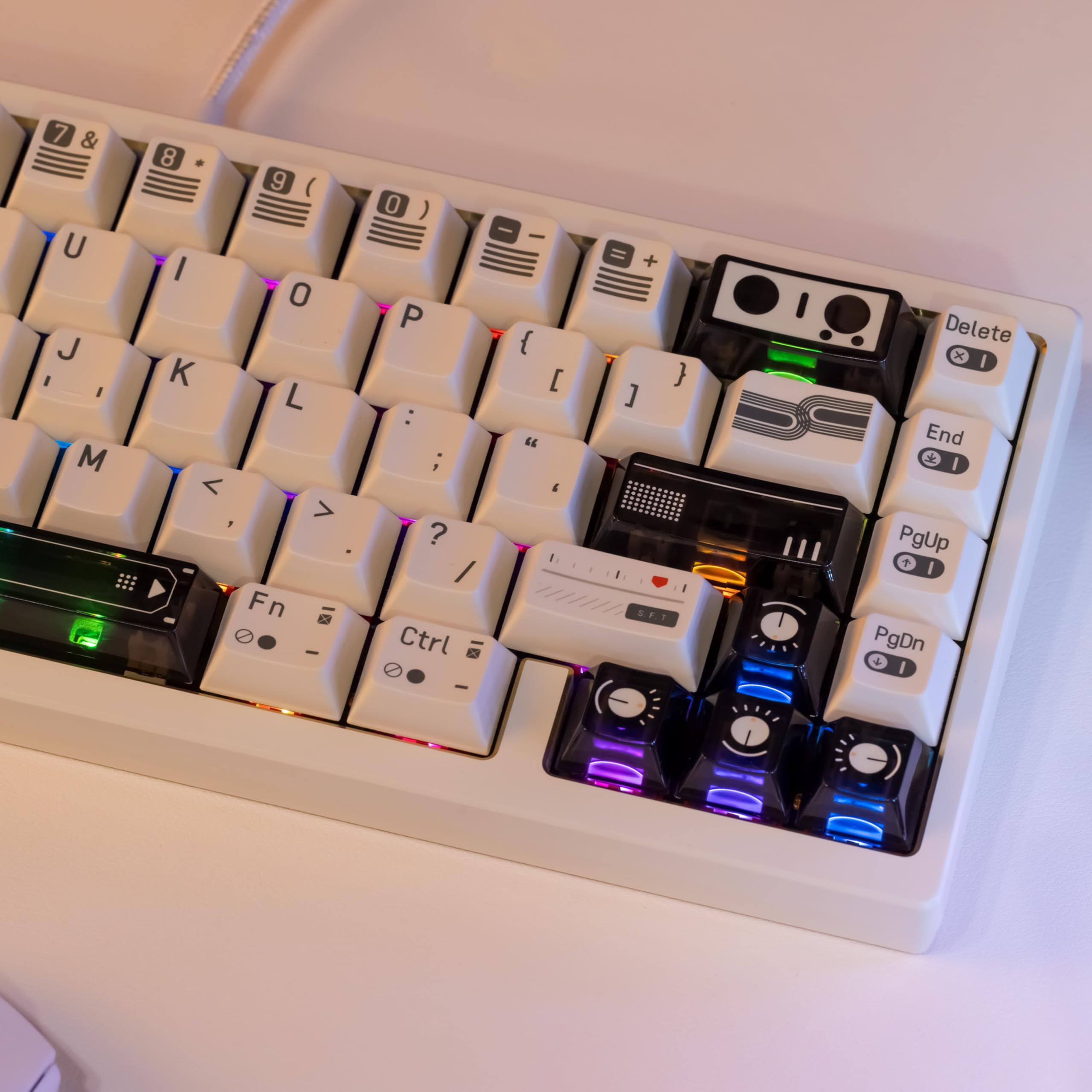 Amazon | WOBKEY ZEN 65 RT/TTC KOM POMスイッチ搭載 FR4プレート 0.01