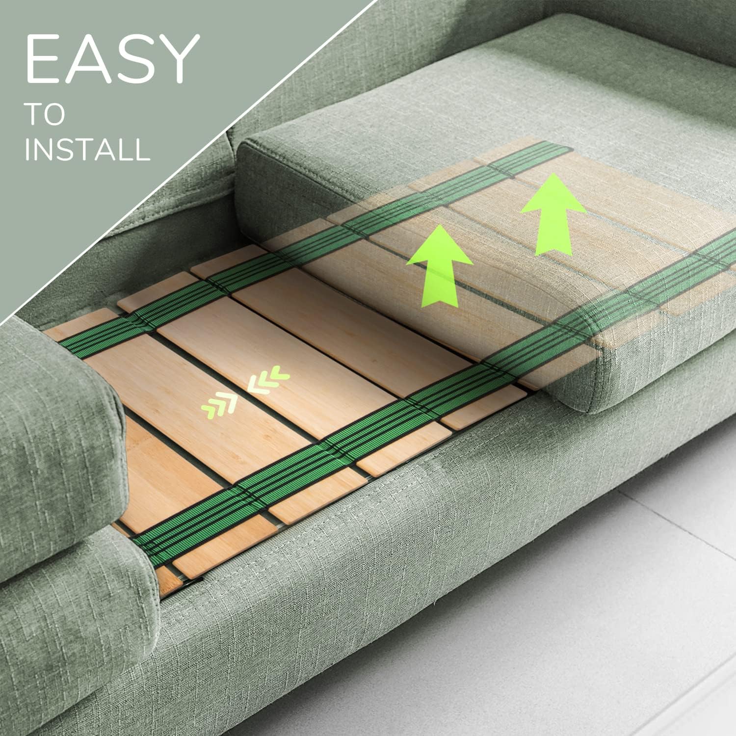 Hopsto Deluxe Extra Thick Sagging Furniture Sofa Cushion Support Board