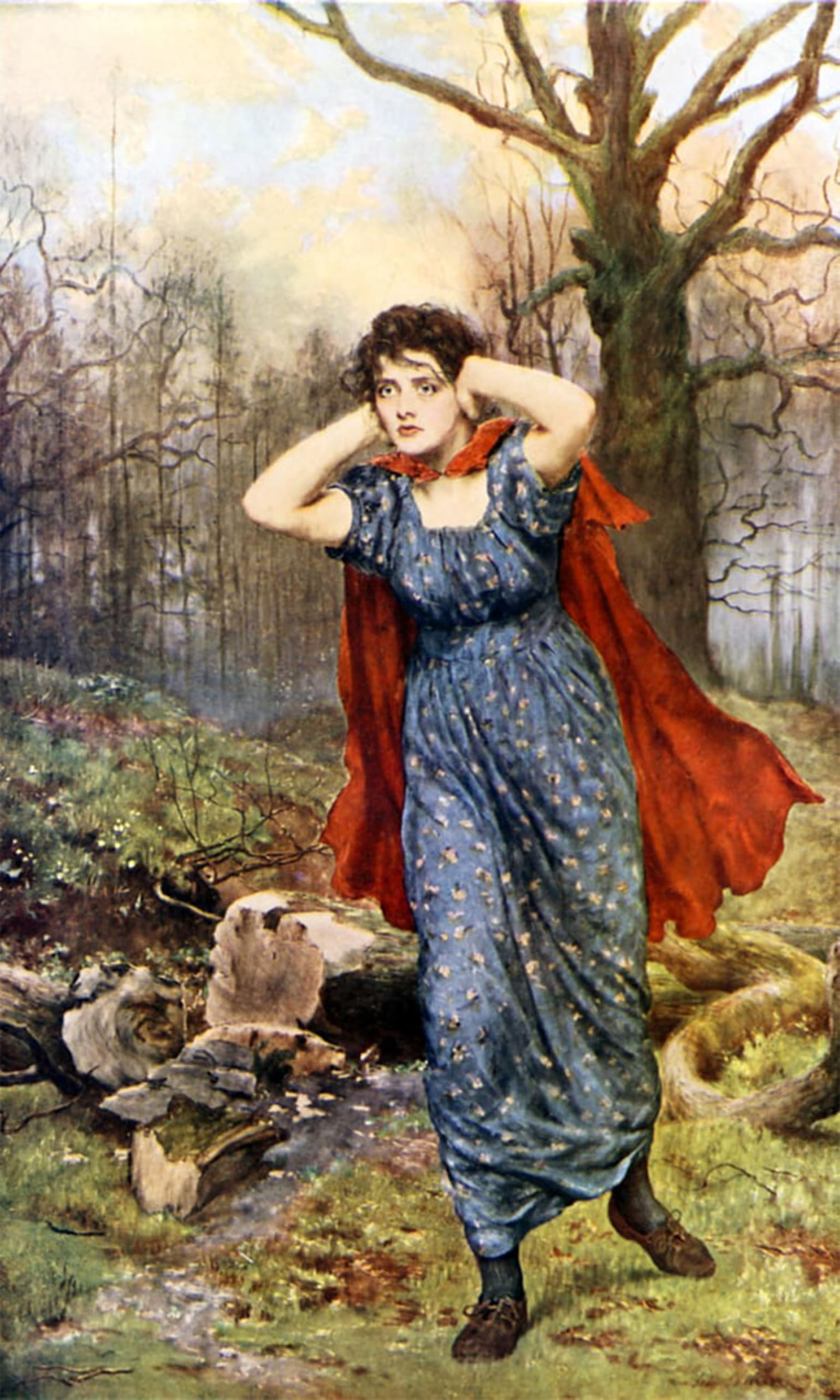 Serendipitp No Frame Retro Picture Poster Wall Art Pictures Painting Hetty Sorrel By John Collier Wall Art Canvas Print For Wall Decor 60X90cm