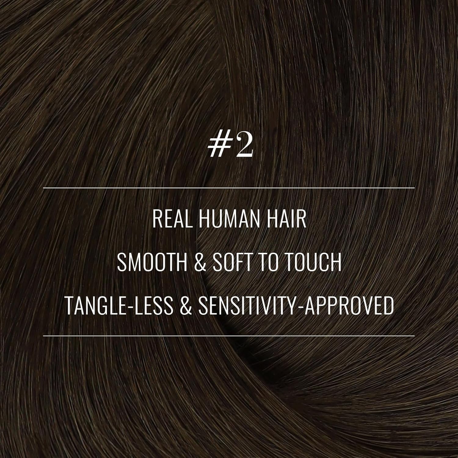 Clip in Hair Extension 50g 3 Pezzi Color 2 Marrone Scuro Lisci Extension con Clip 30cm Professionali Umani Extension per Bambina Double Weft Hair Extensions