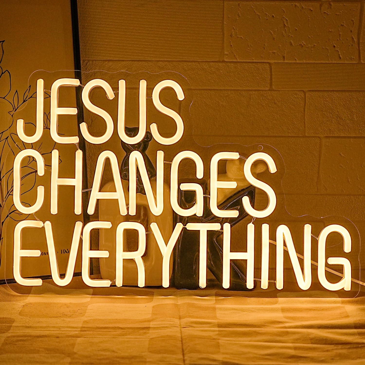 Jesus Changes Everything Neon Sign