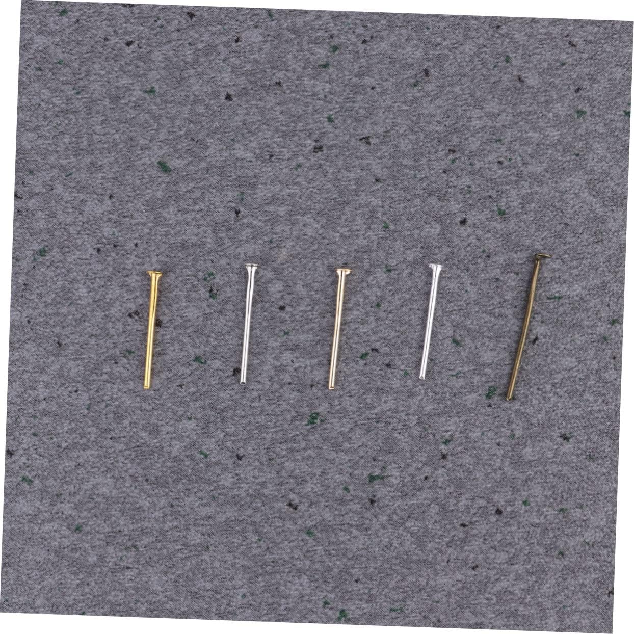 20packs Shape Pins Set for Jewelry Making Flat Head Needles Colors Gold Bronze Gold for Necklaces Bracelets DIY Crafts