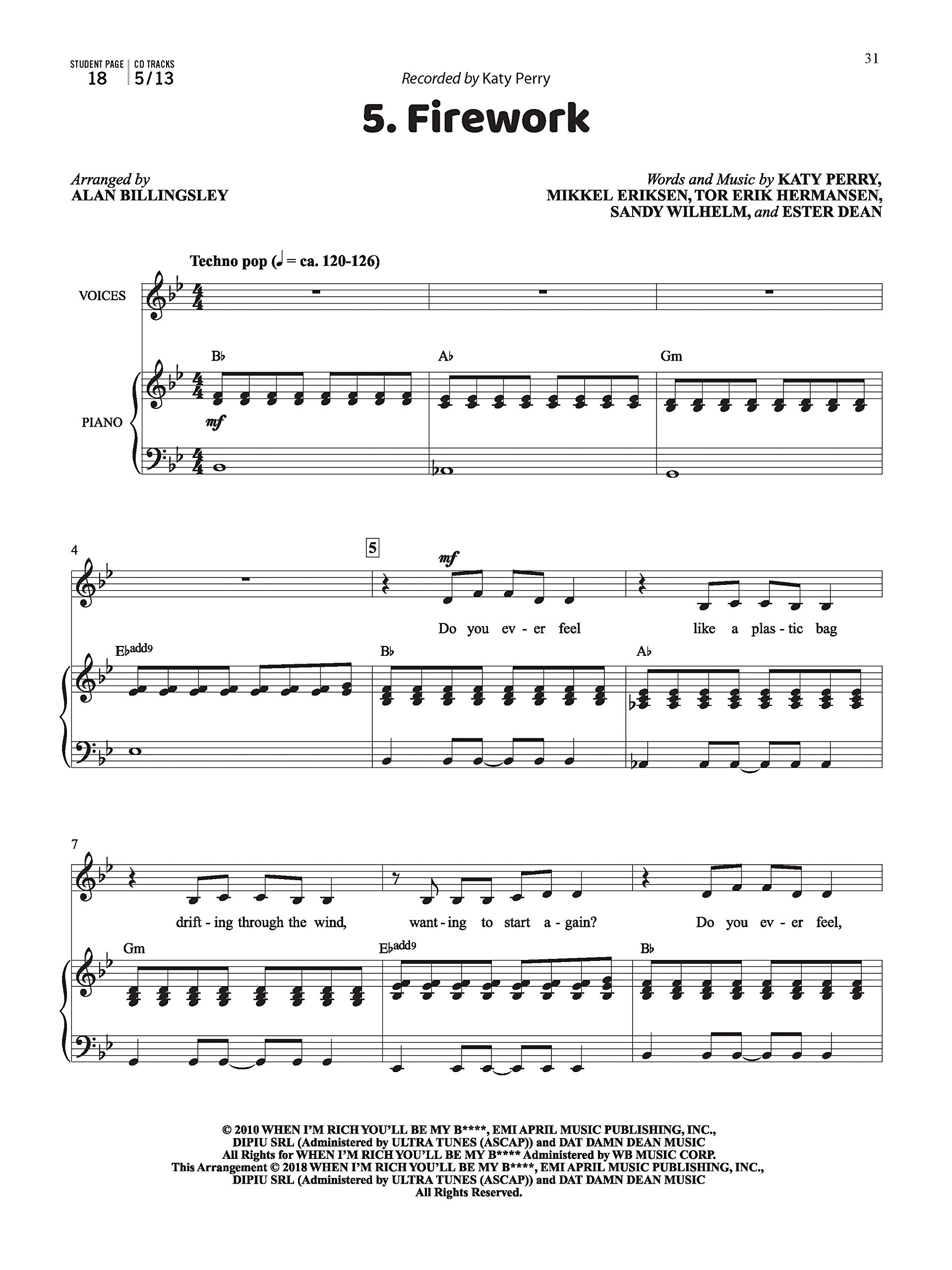 Pop Kidz: 8 Mega Hits Arranged for Unison Voices