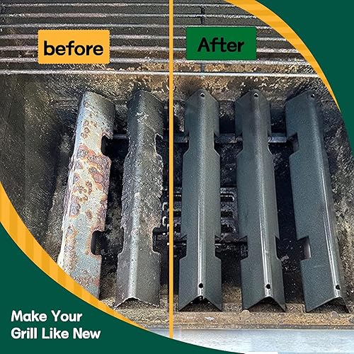 Miniatura 4 de 7636 Barras aromatizantes para Weber Spirit 2, piezas de repuesto para parrillas Weber Spirit II y I E310 E320 S310 S320, protector de llama para